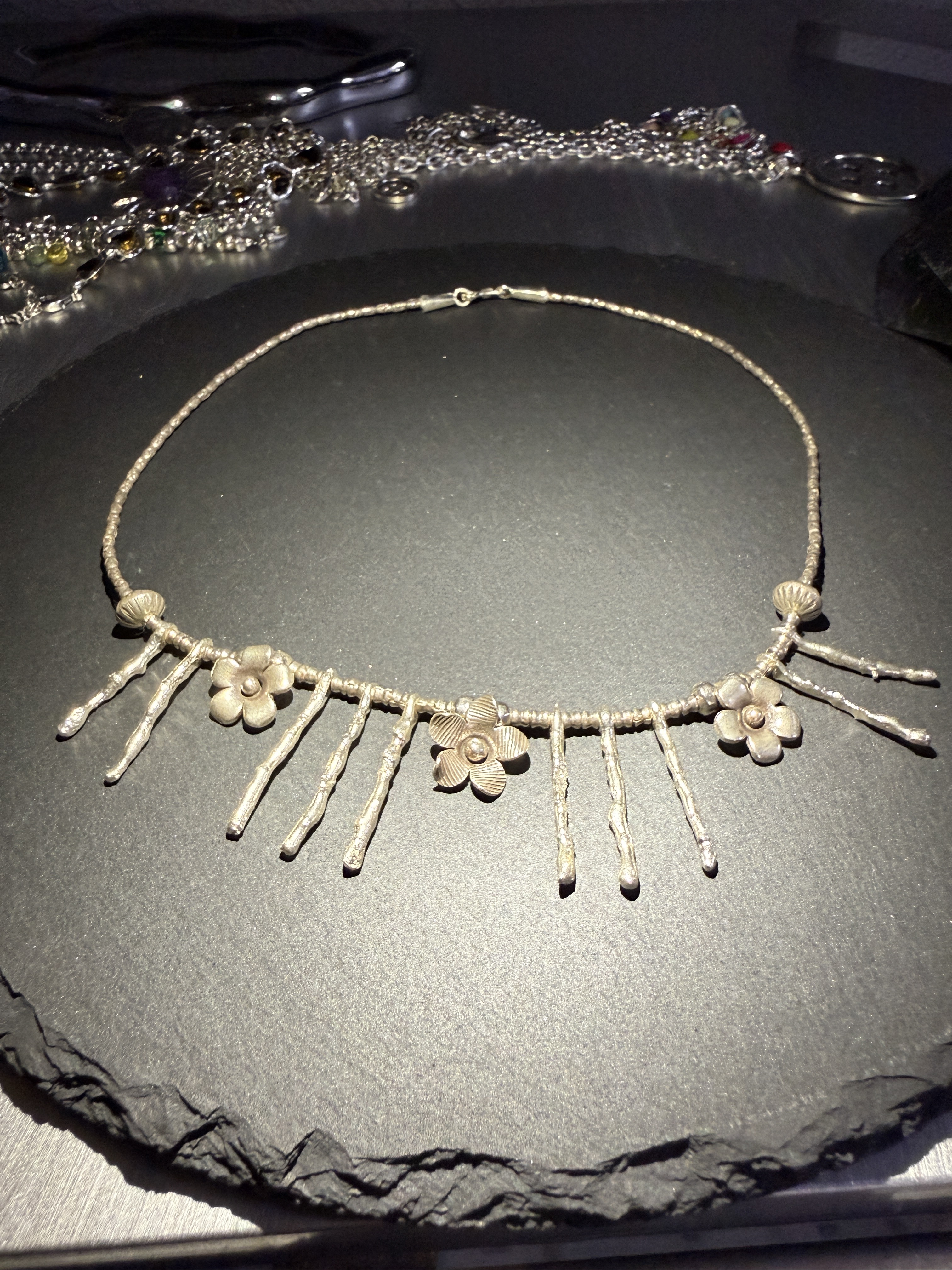 SILVER925 FLOWER NECKLACE