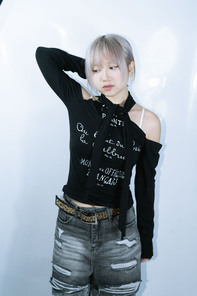 KR PRINT OFF SHOULDER TOP