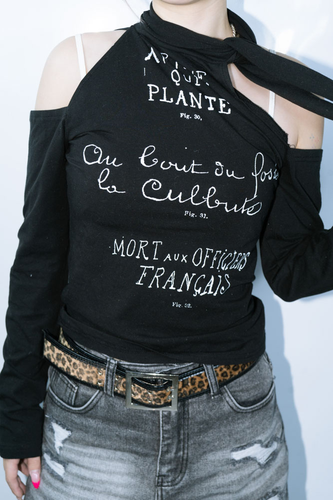 KR PRINT OFF SHOULDER TOP