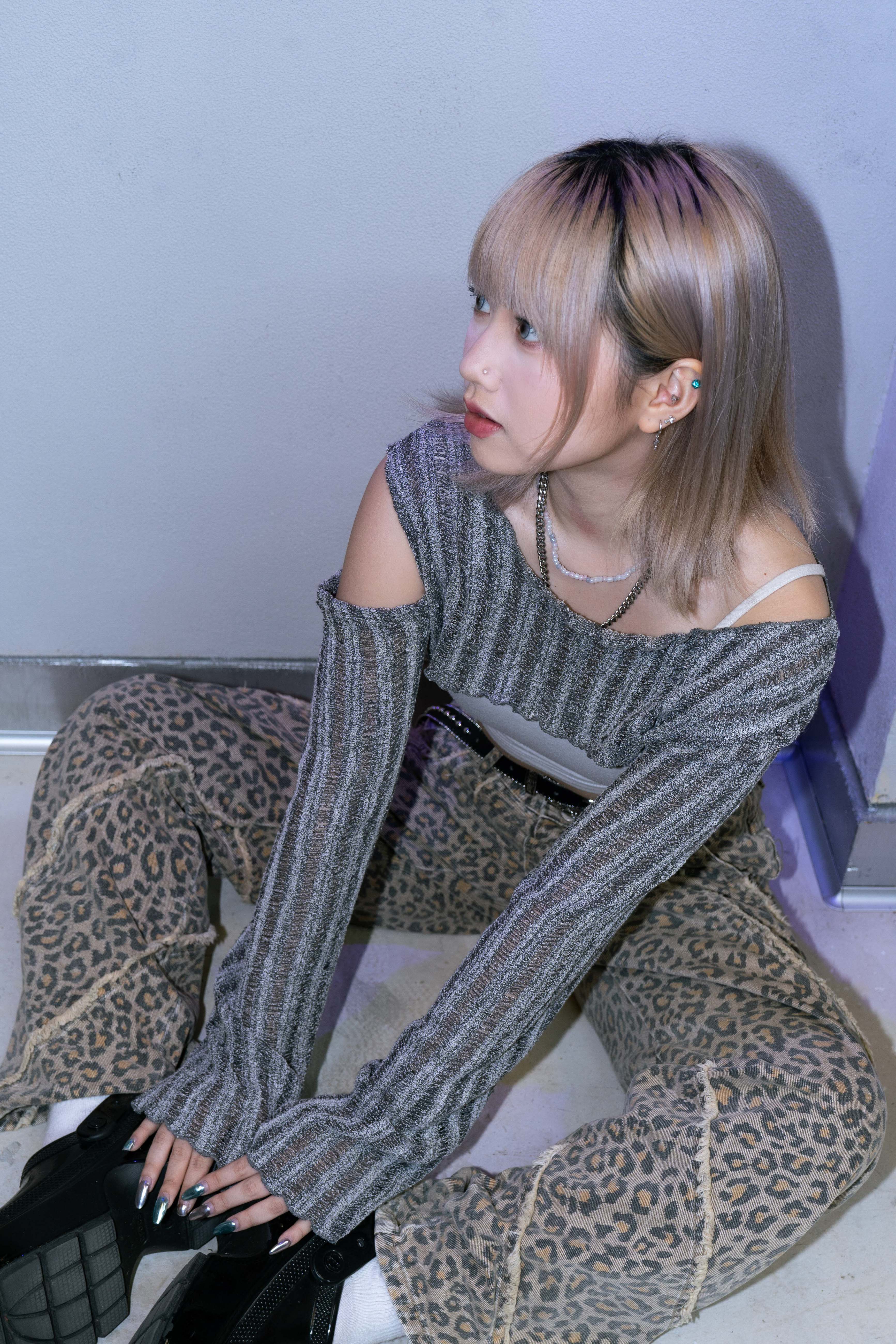 「 ✦Off shoulder knitted shirt ✦ 」