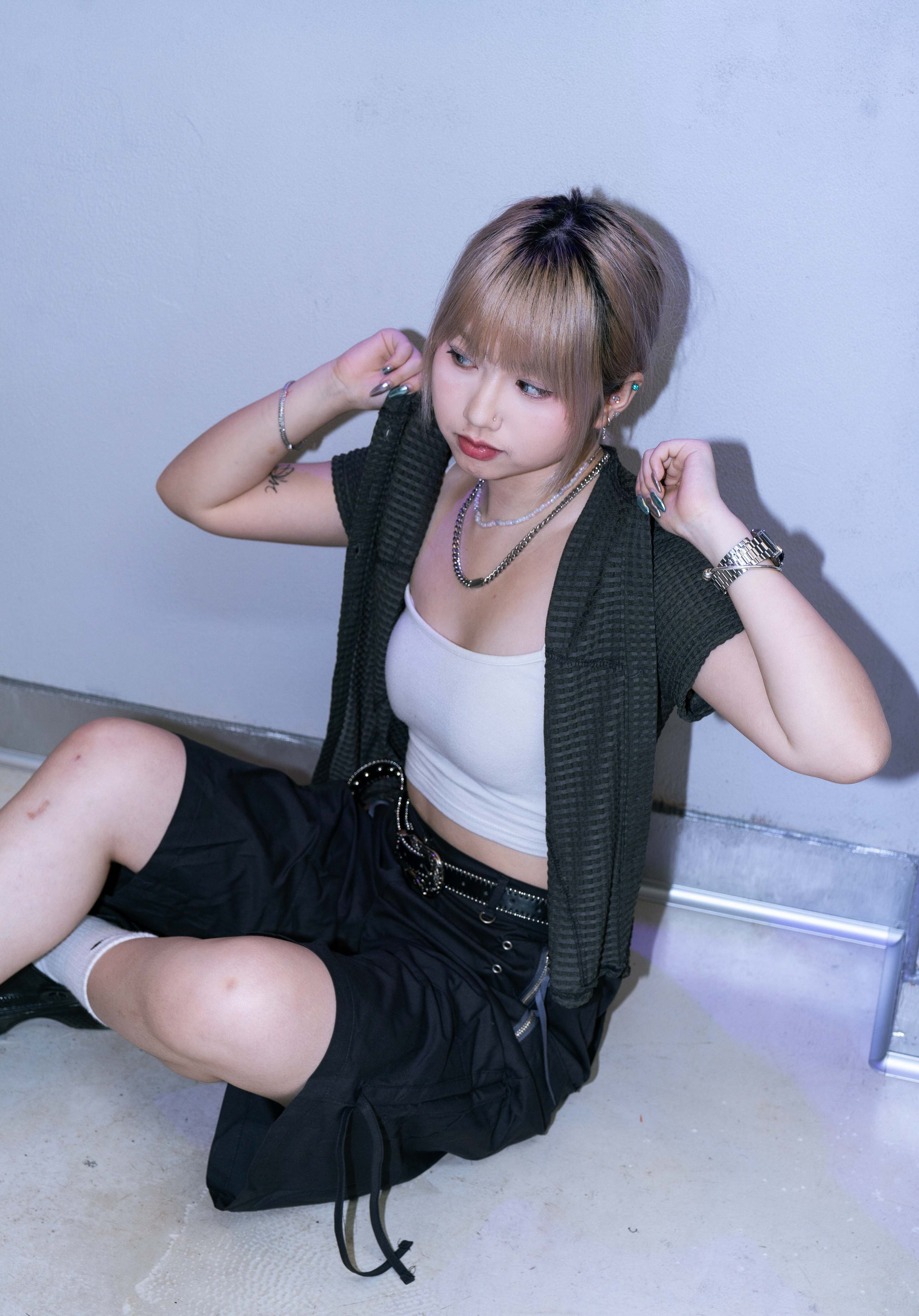 「 ✦See through top with hat✦ 」