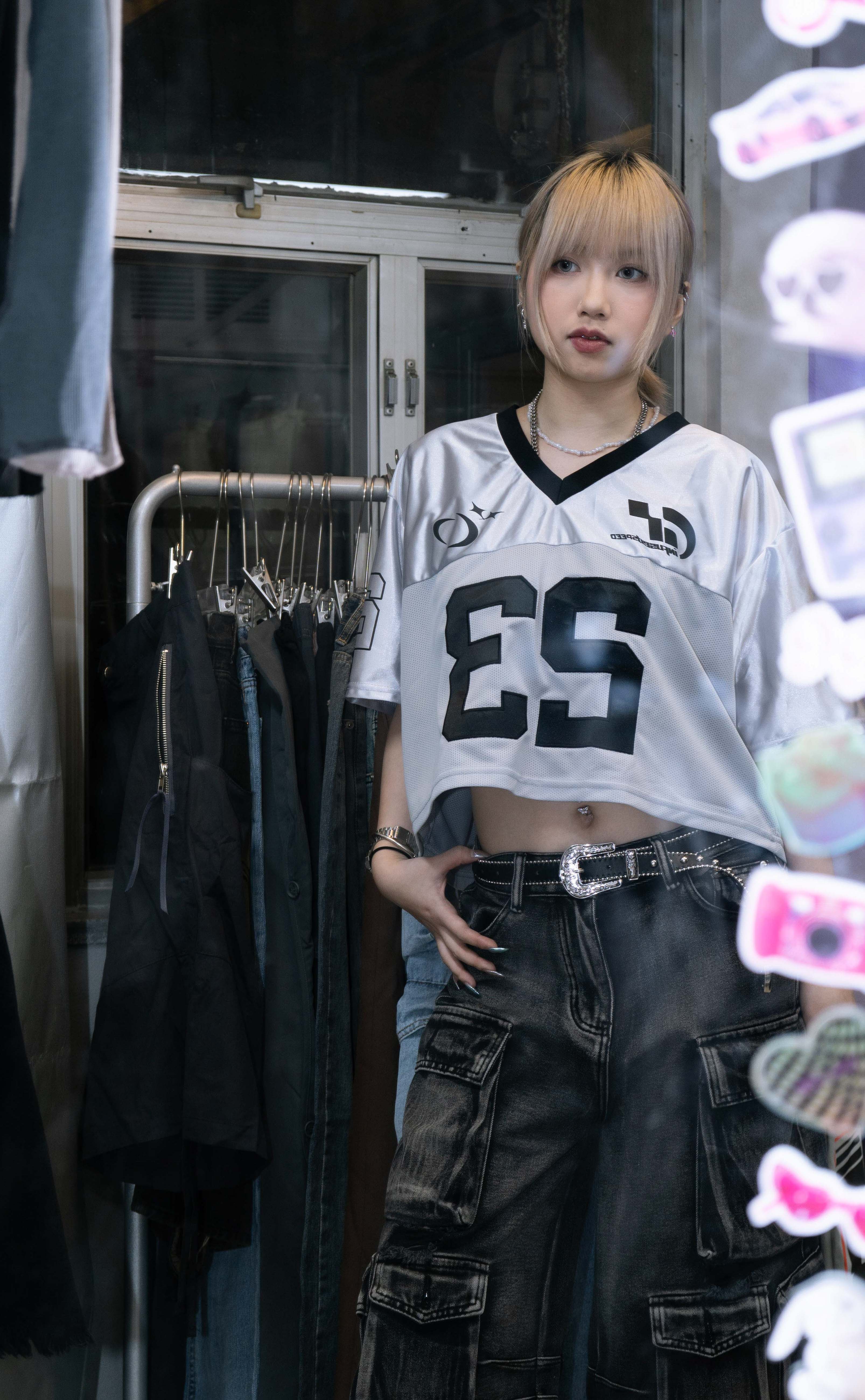 「 ✦Number 23 crop jersey✦ 」