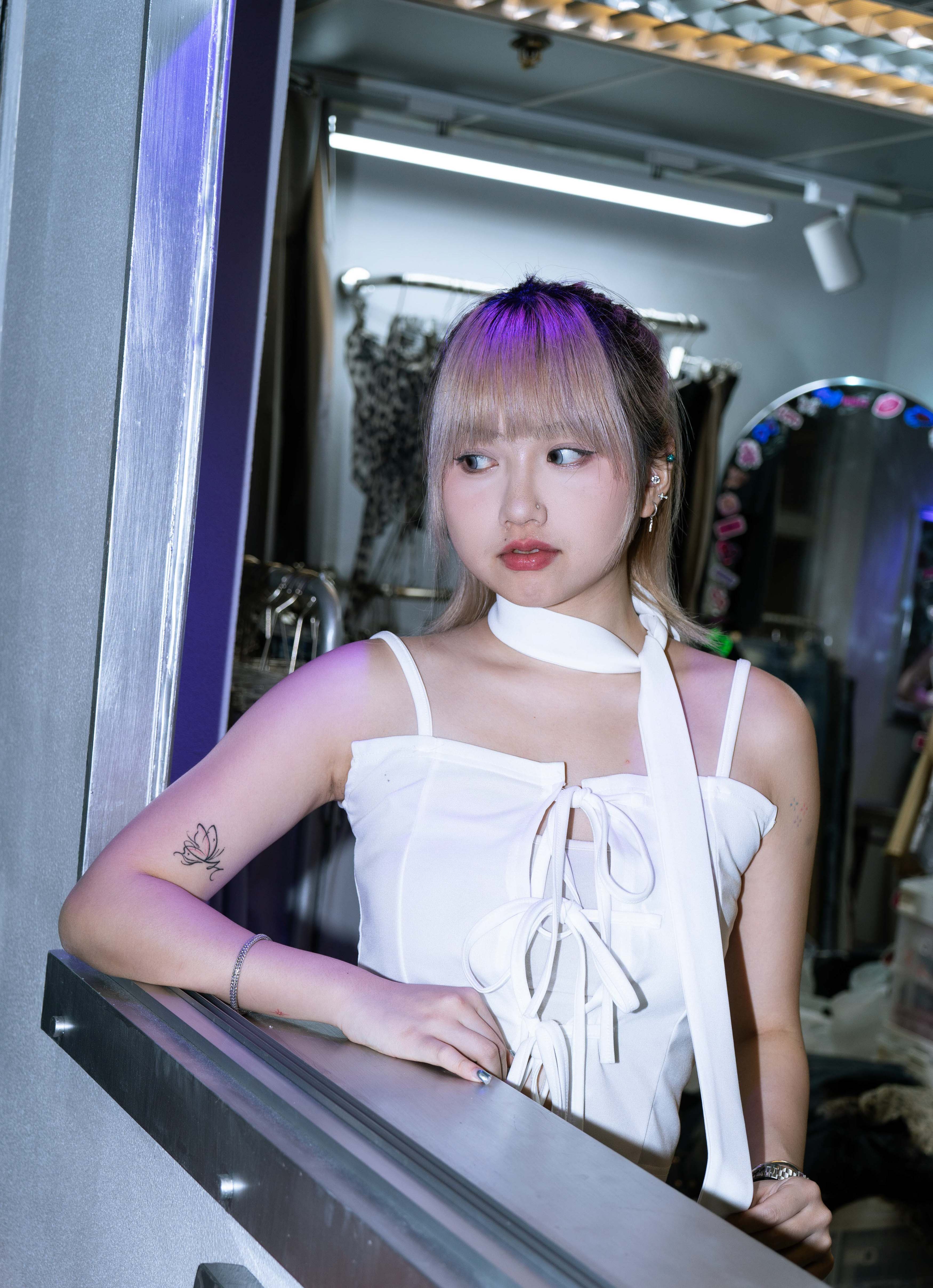 「 ✦Ribbon tube top with scarf✦ 」