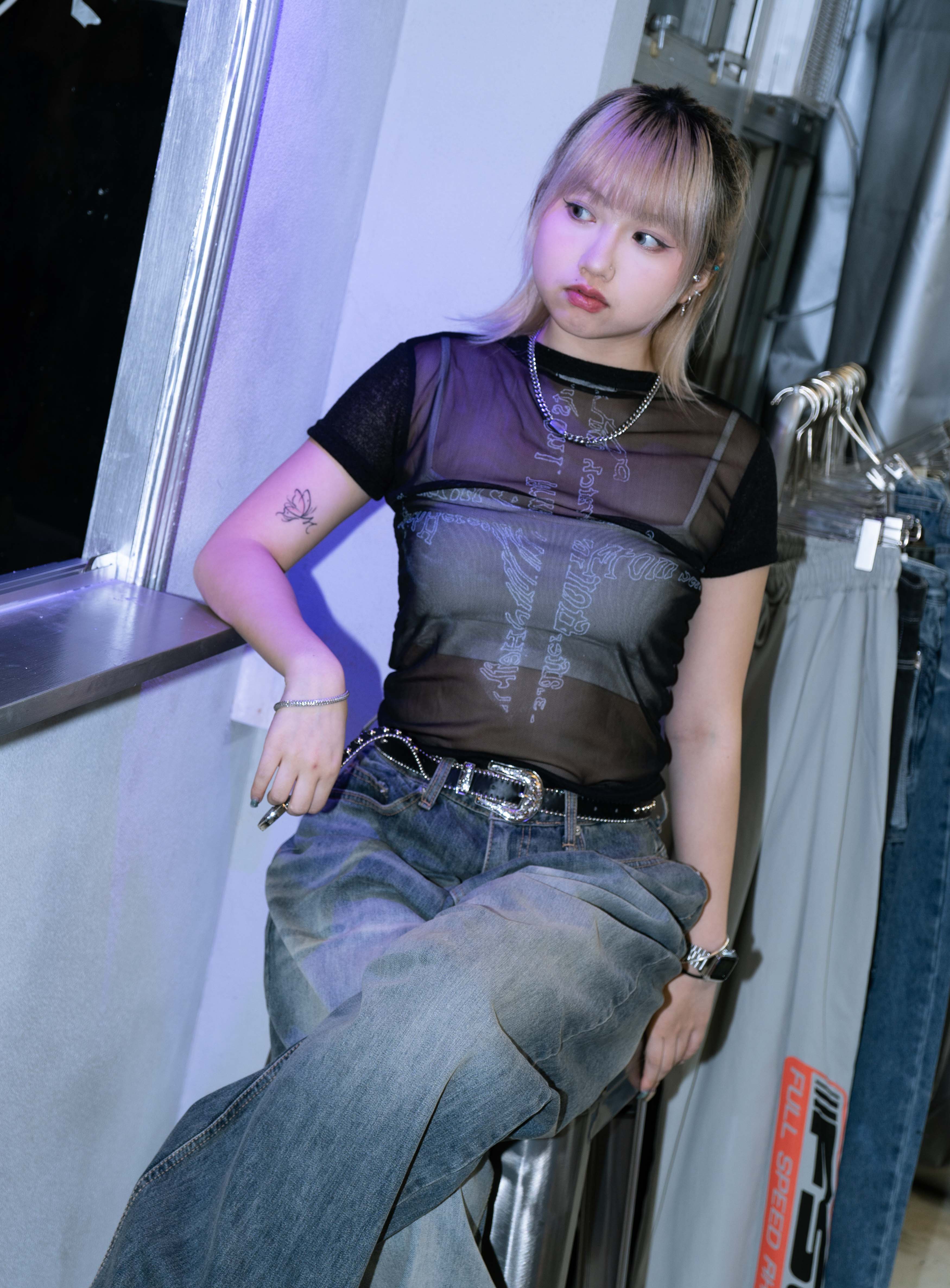 「 ✦Crossline see through top✦ 」