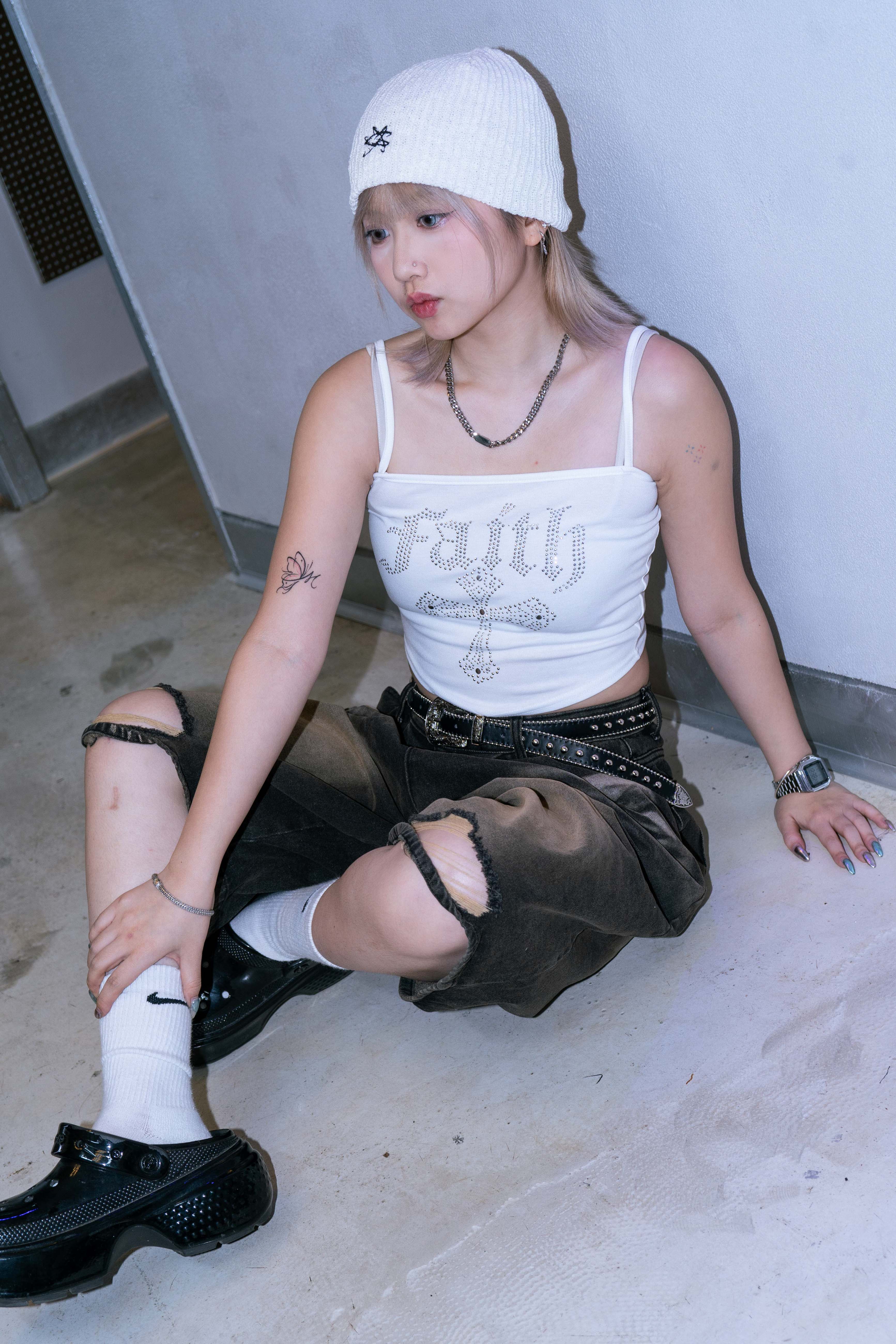 「 ✦Faith crossline top ✦ 」