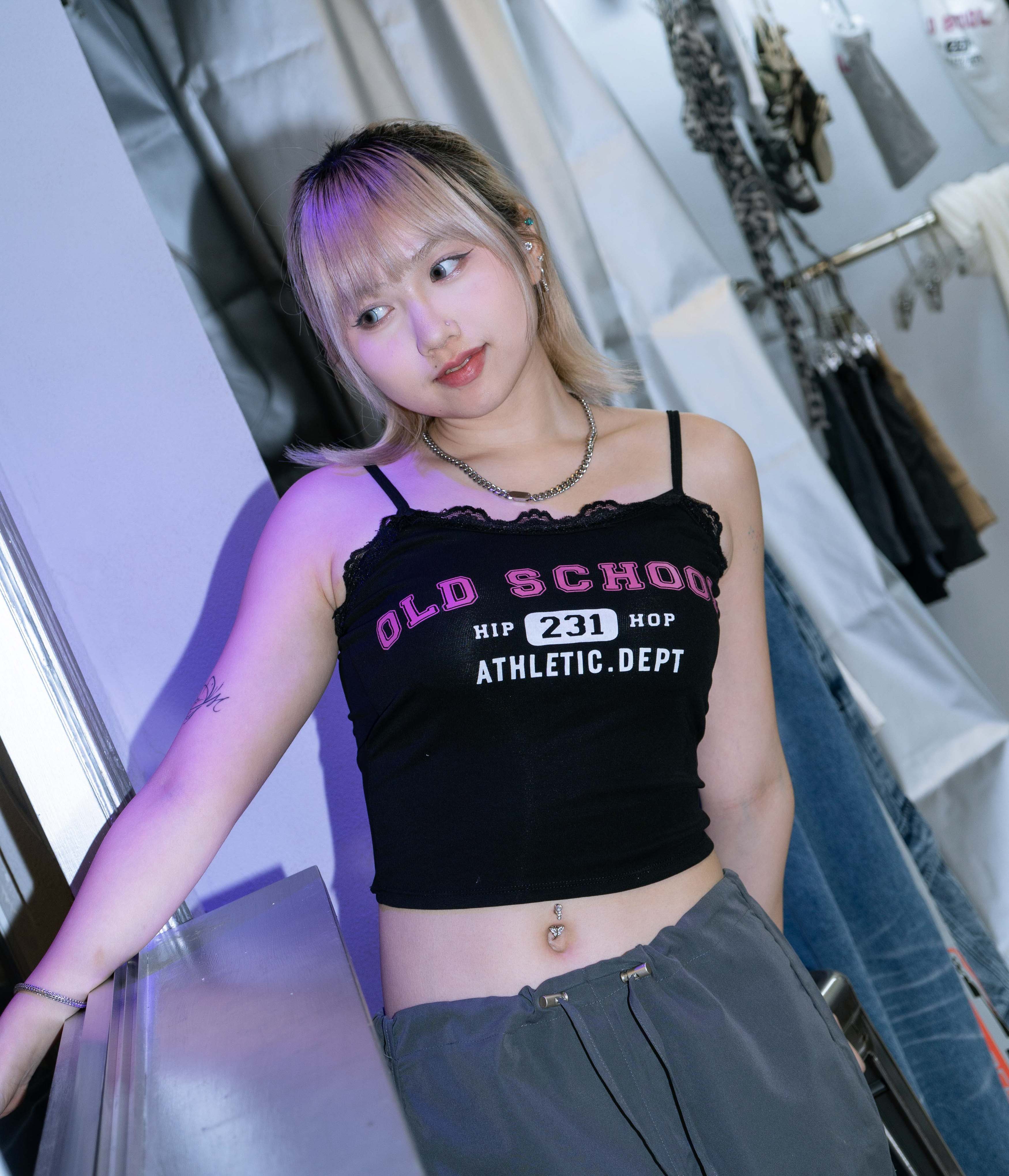 「 ✦Old school lace top✦ 」