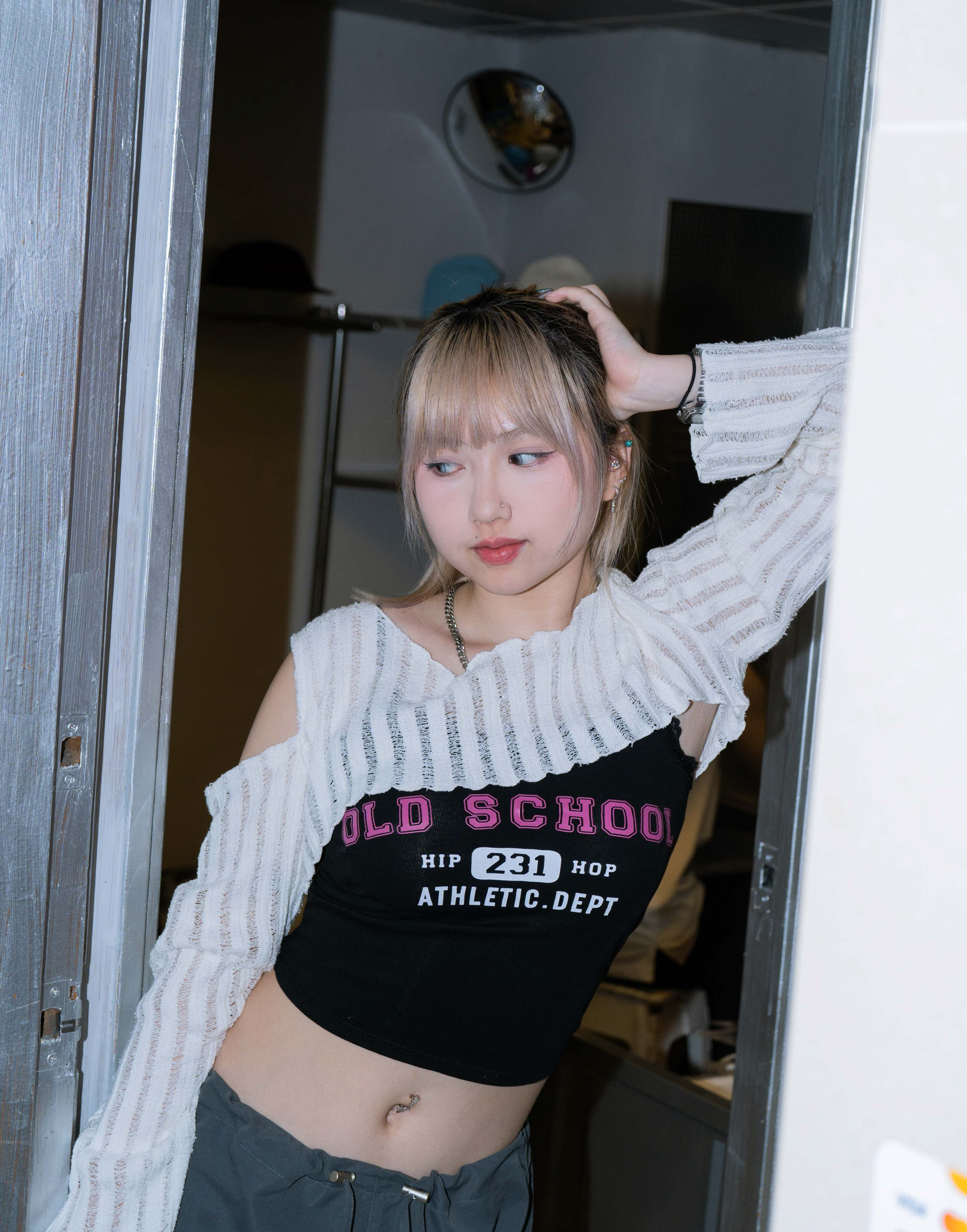 「 ✦Off shoulder knitted shirt ✦ 」