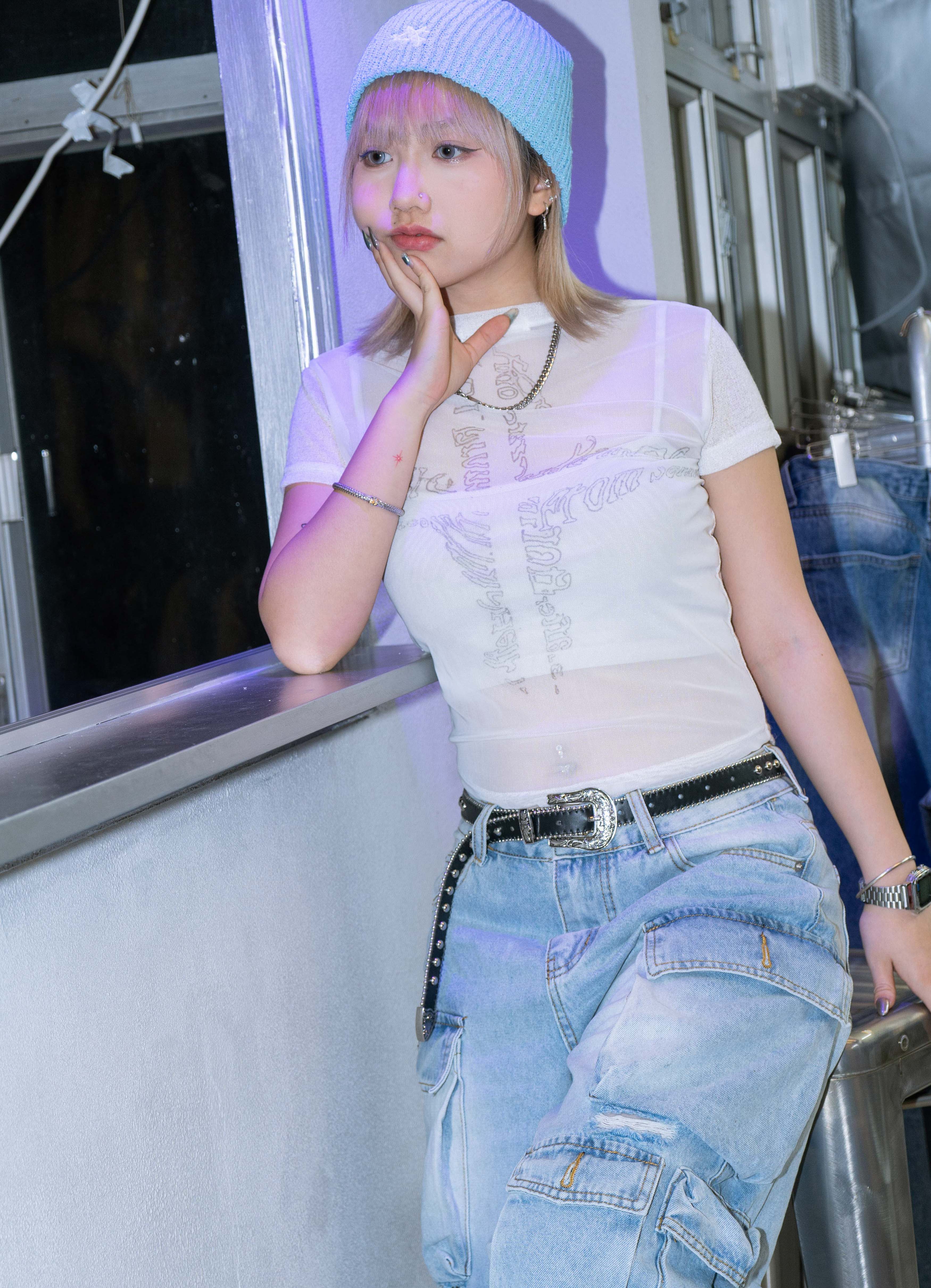 「 ✦Crossline see through top✦ 」