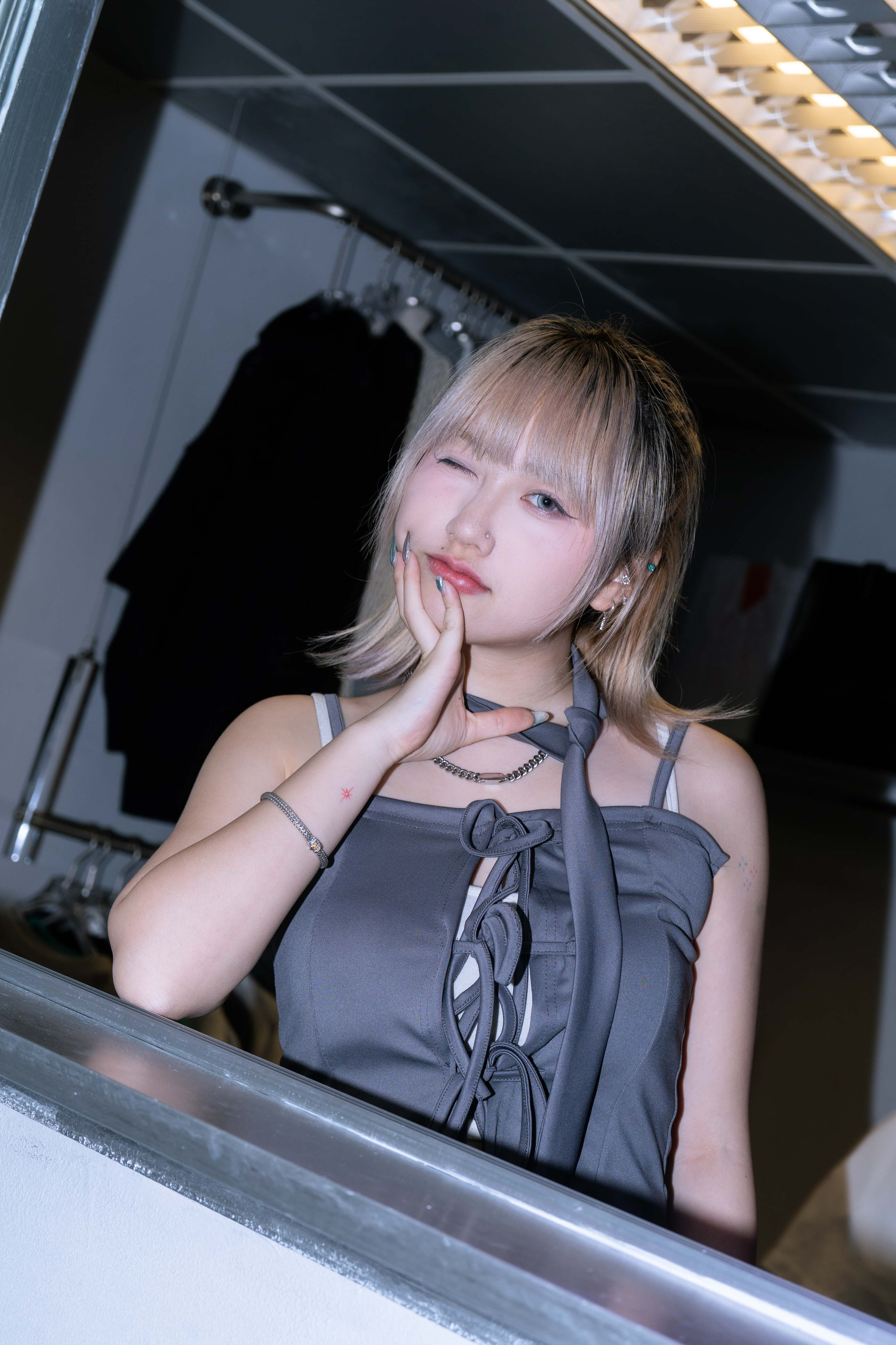 「 ✦Ribbon tube top with scarf✦ 」