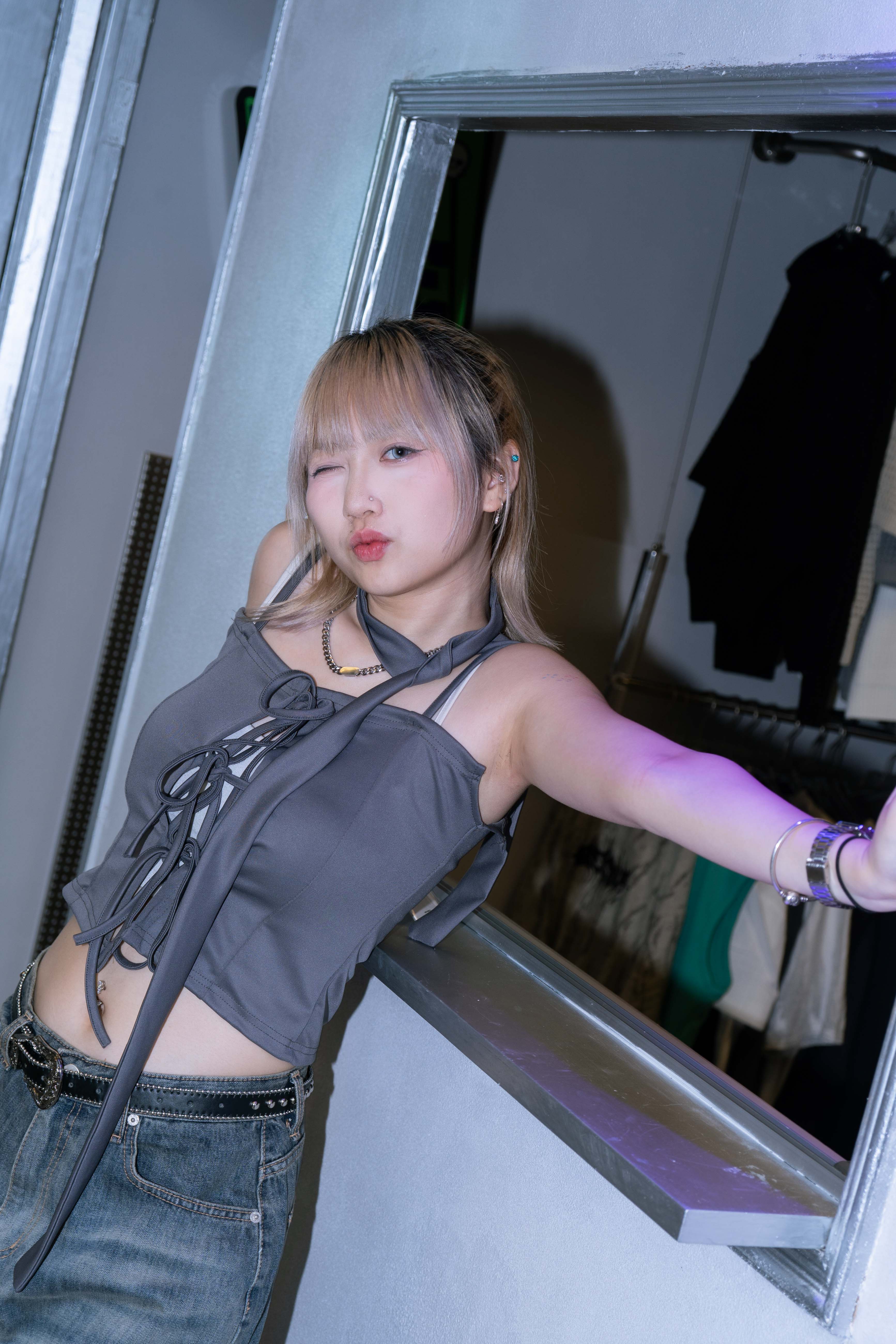 「 ✦Ribbon tube top with scarf✦ 」