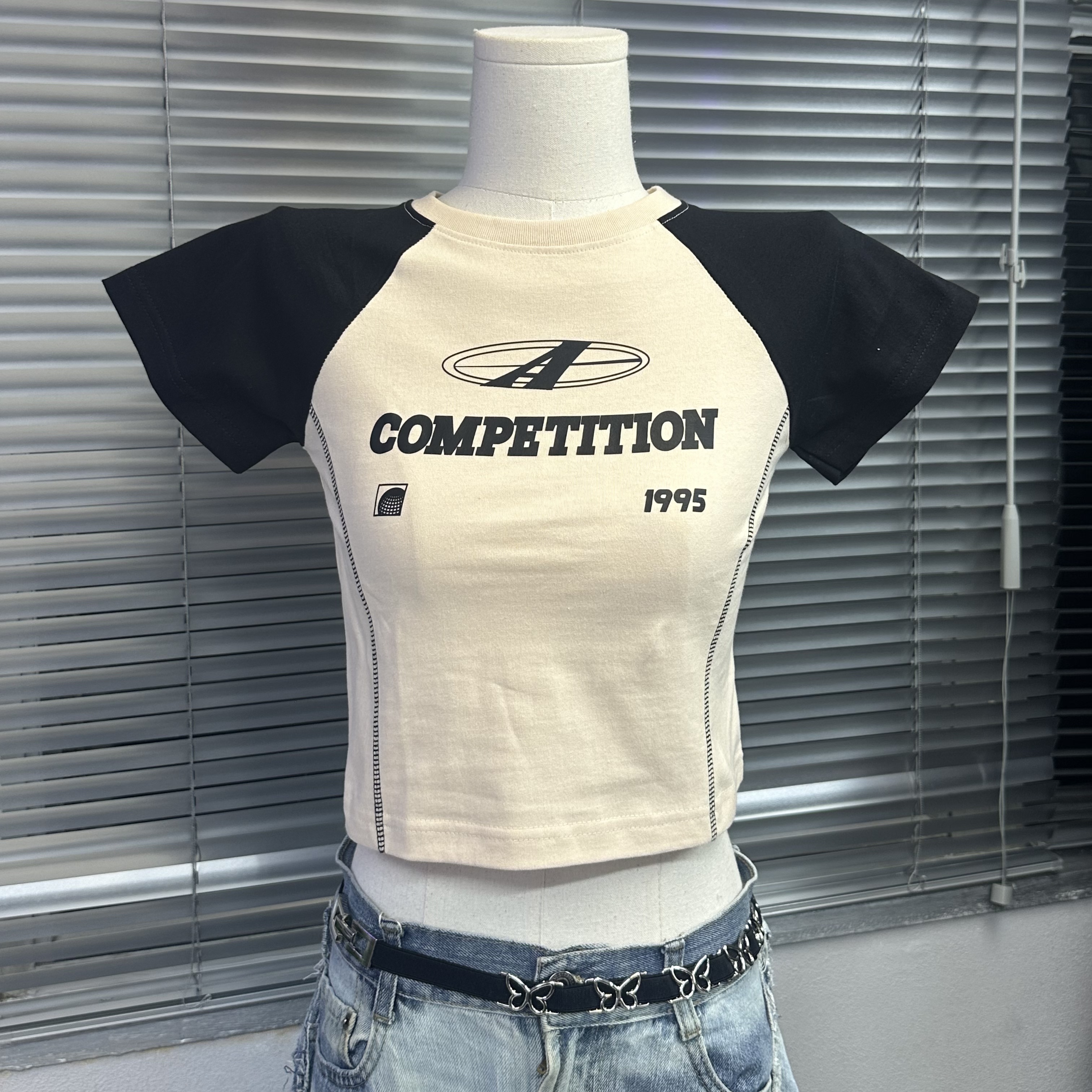 THAI DESIGH PRINT CROP TOP