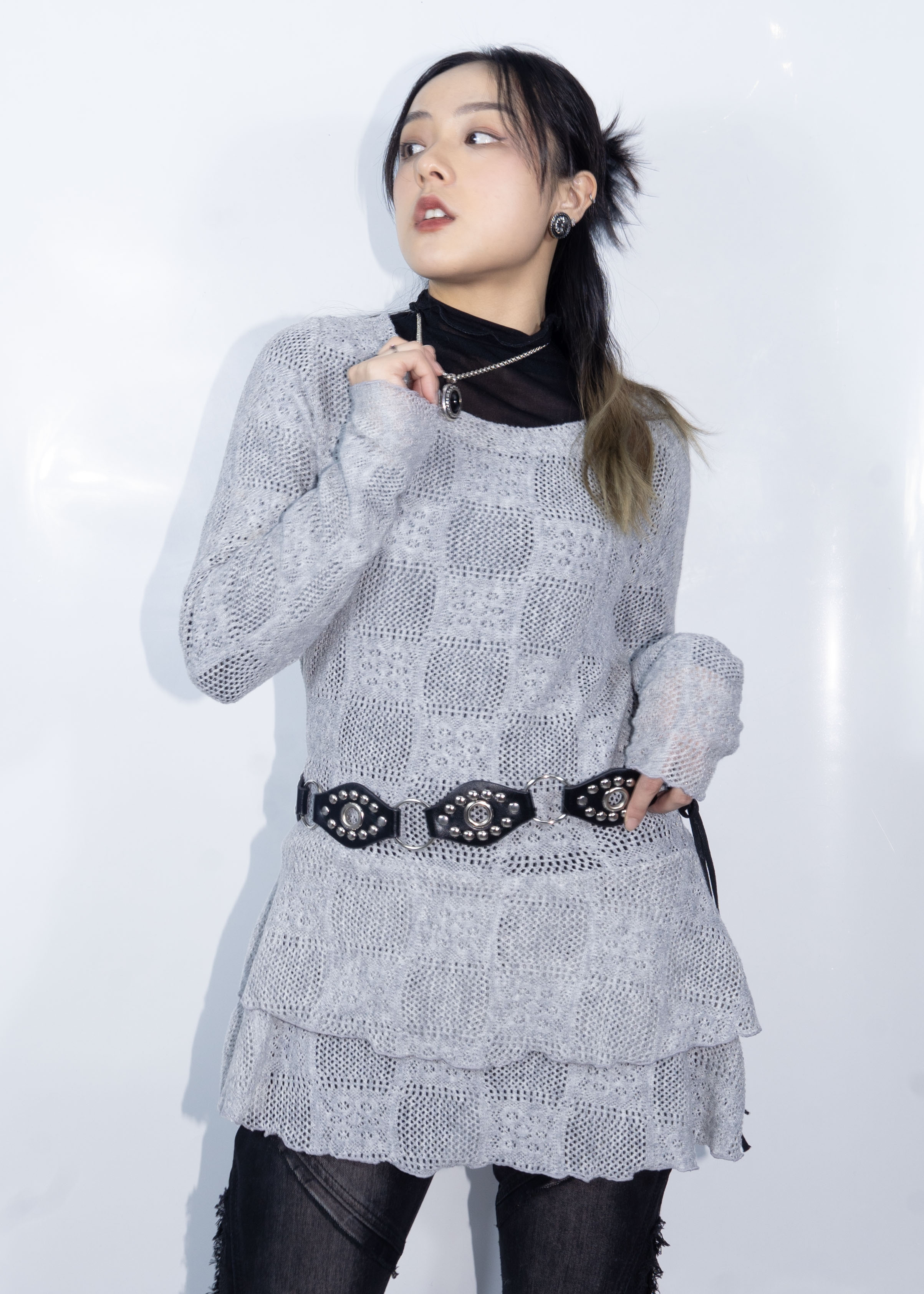 Long Sleeve knit One Piece