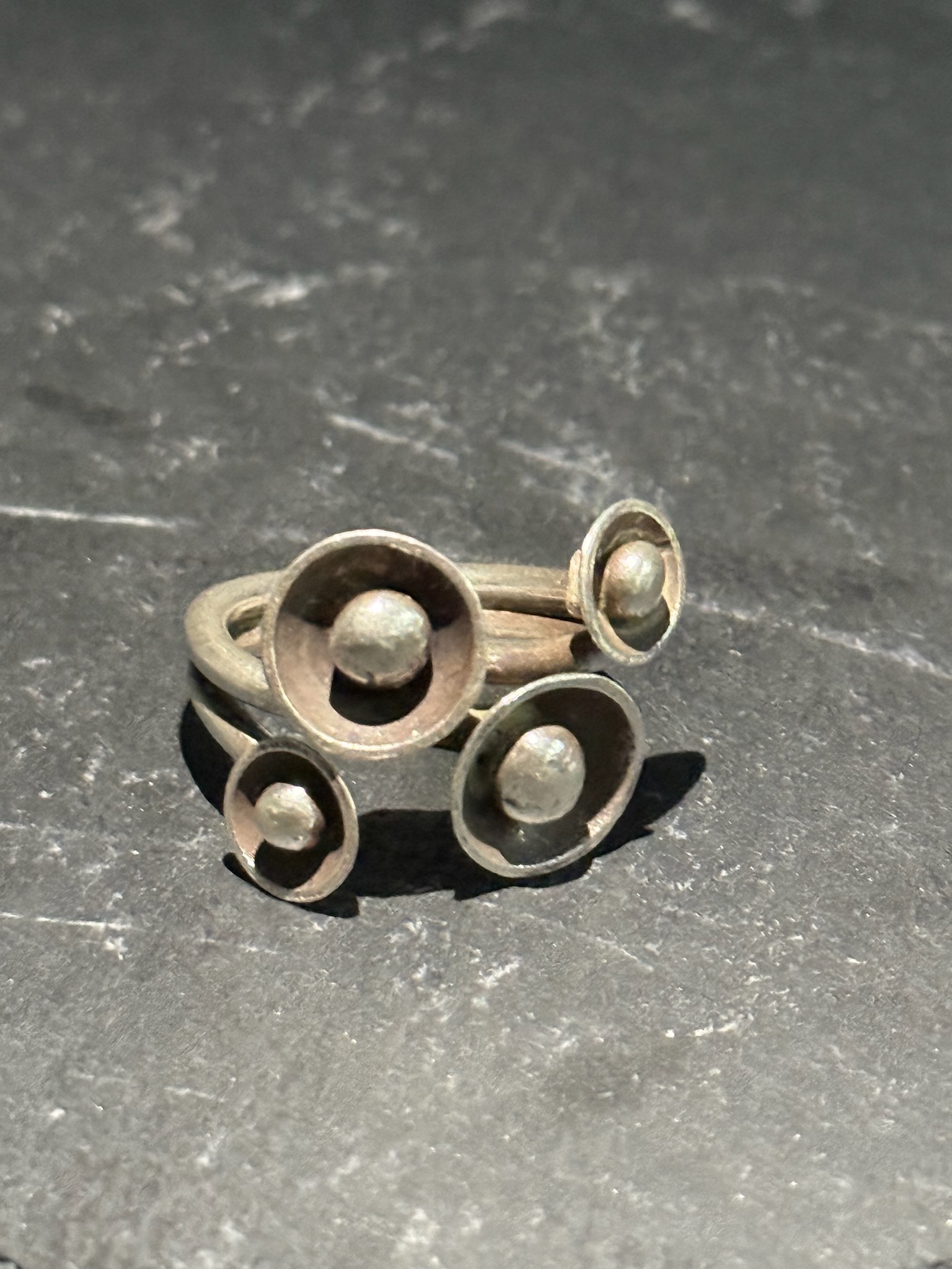 SILVER925 TINY FLOWER RING