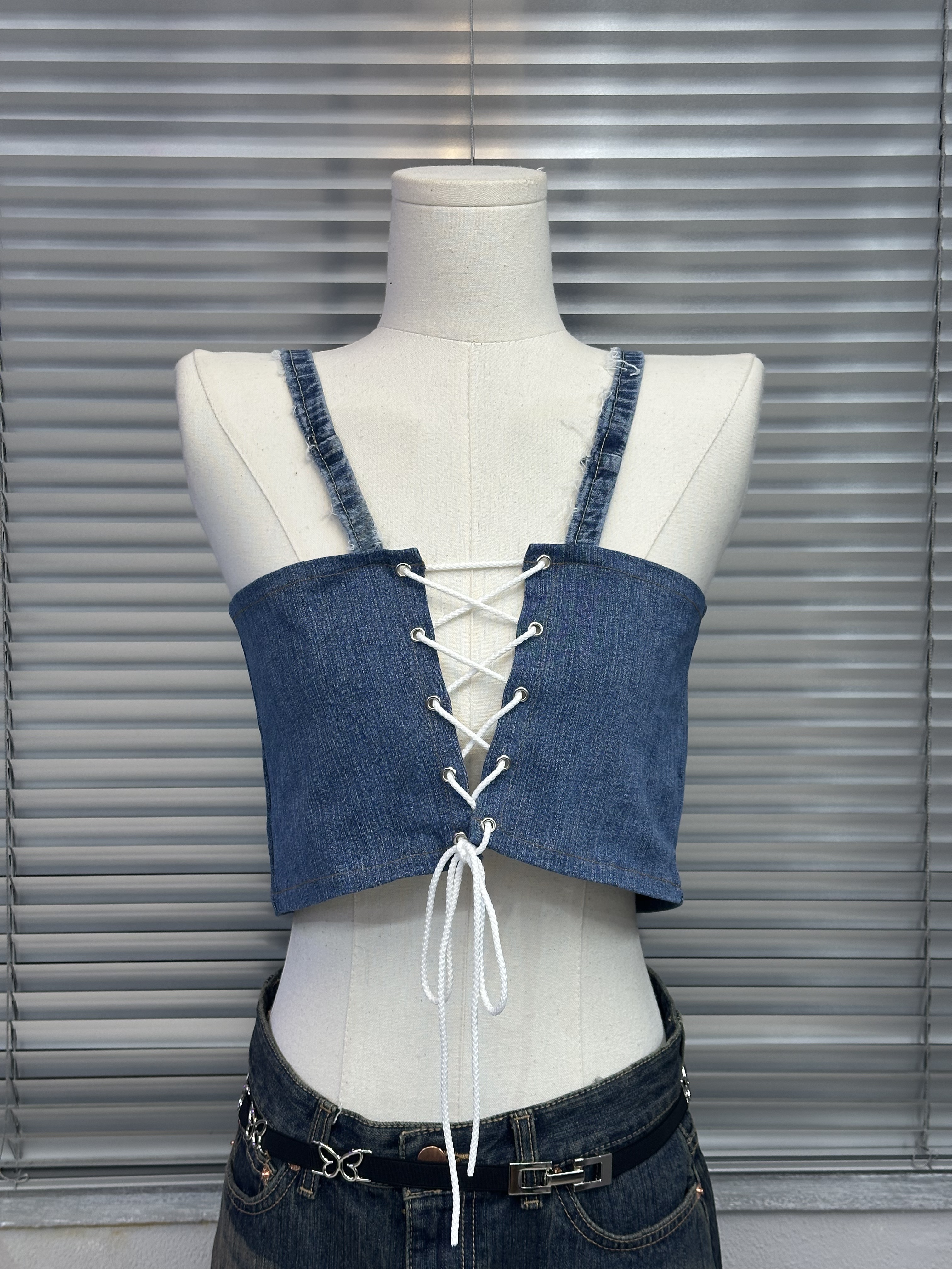 VTG RIBBON REMAKE VEST