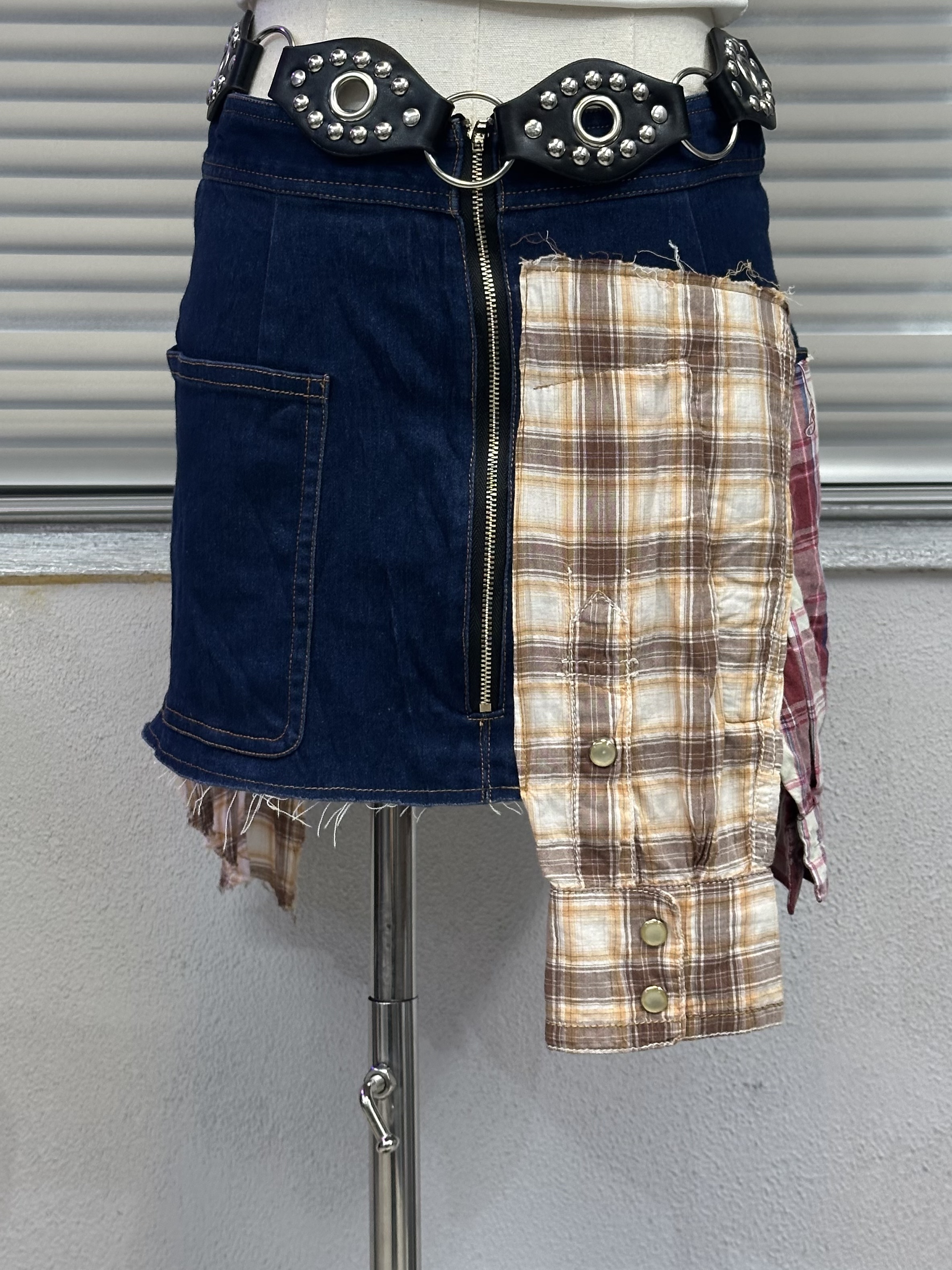 VTG MIX SHIRT SKIRT