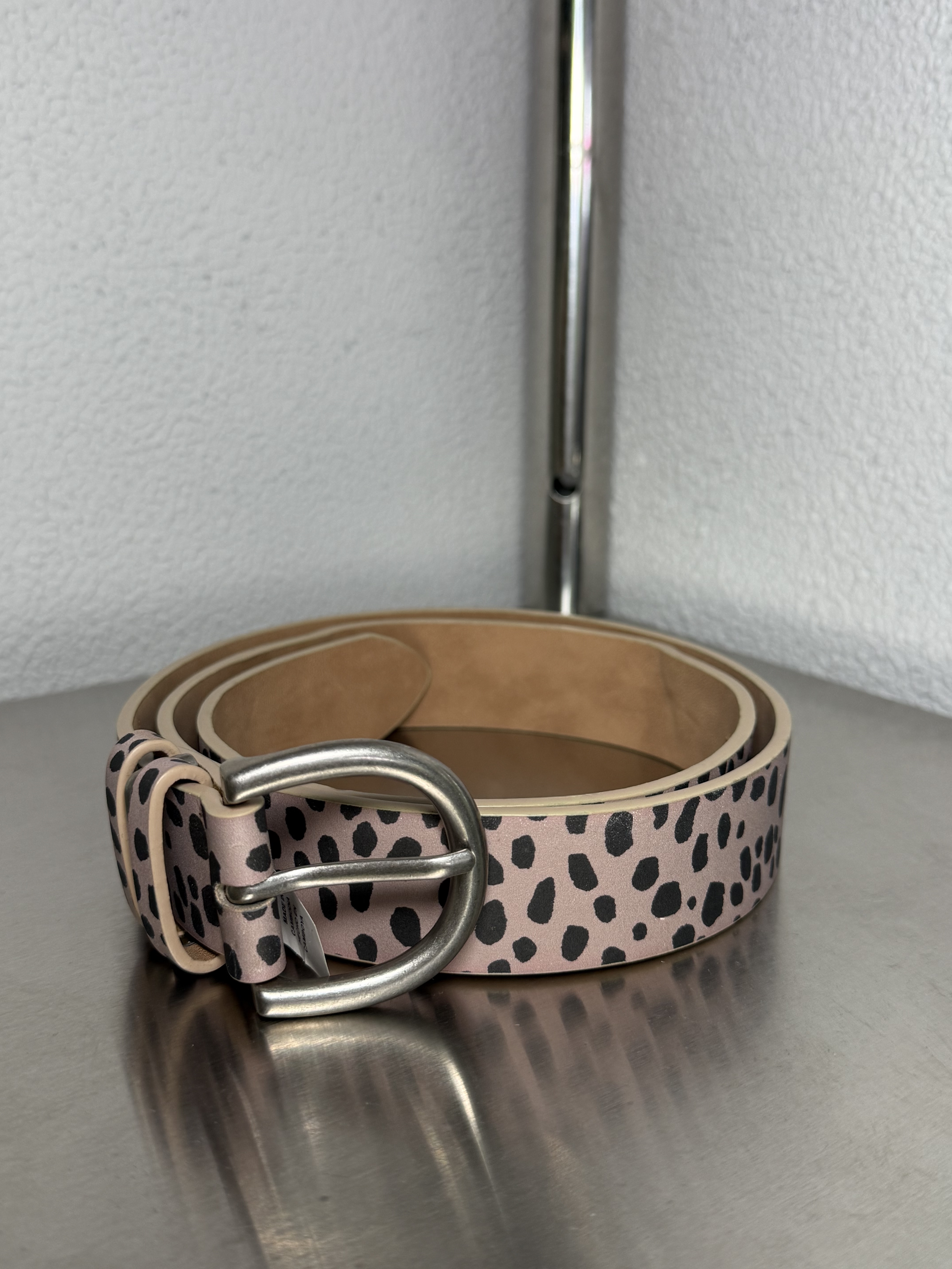 LEOPARD PRINTED VINTAGE BELT