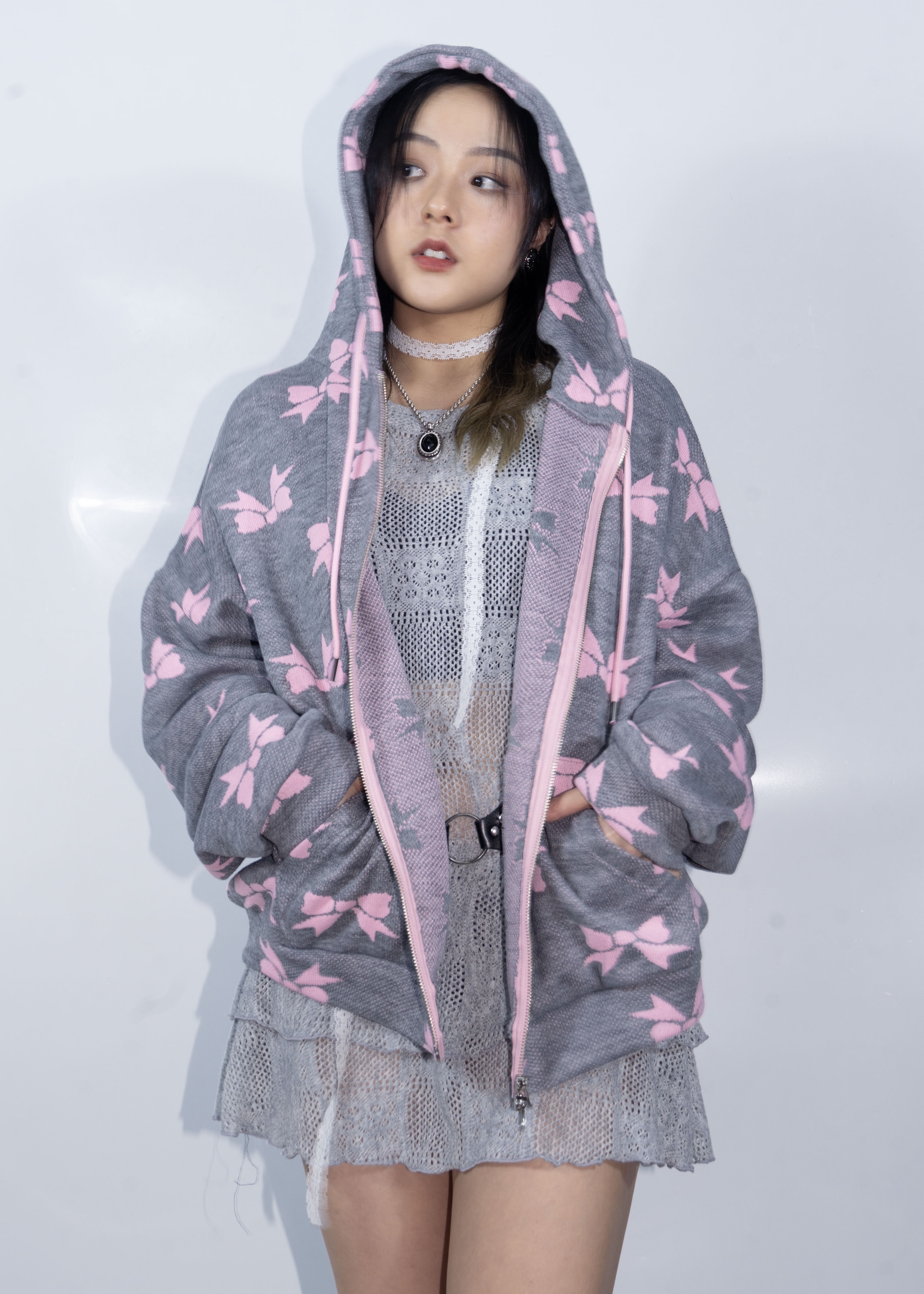 Y2K Ribbon Casual Jacket