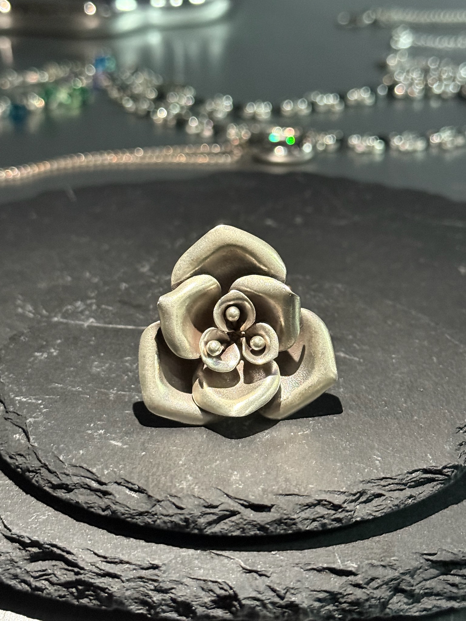SILVER925 FLOWERY RING