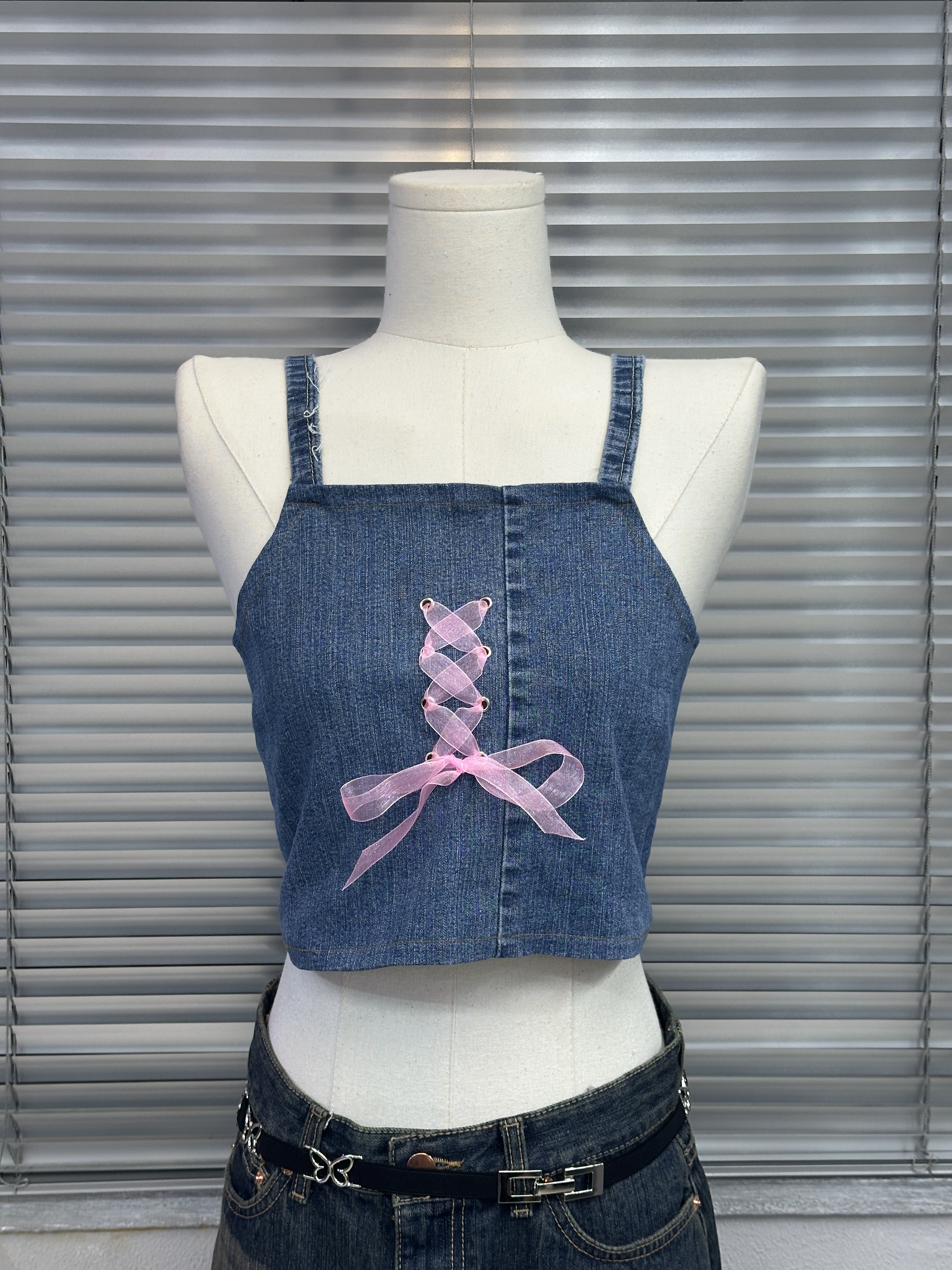 VTG RIBBON REMAKE VEST
