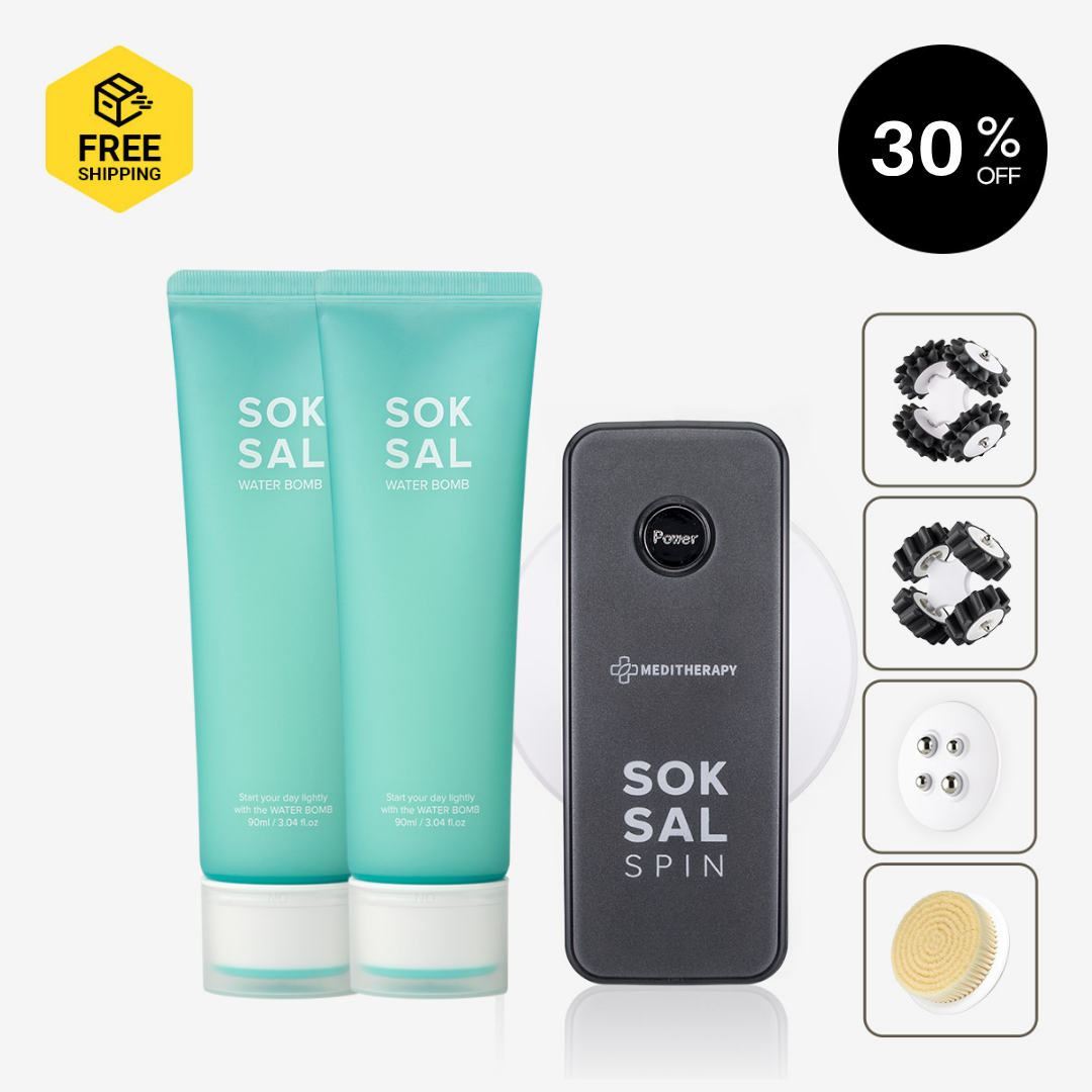 [MEDITHERAPY] SOKSAL SPIN + 4 TYPES OF ROLLER + water bomb 2
