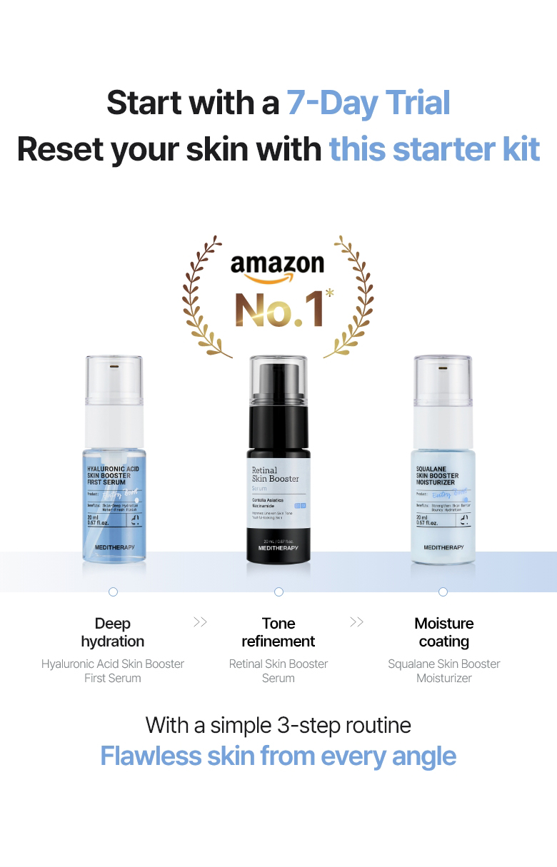 MEDITHERAPY] Hyaluronic Acid Skin Booster First Serum + Retinal