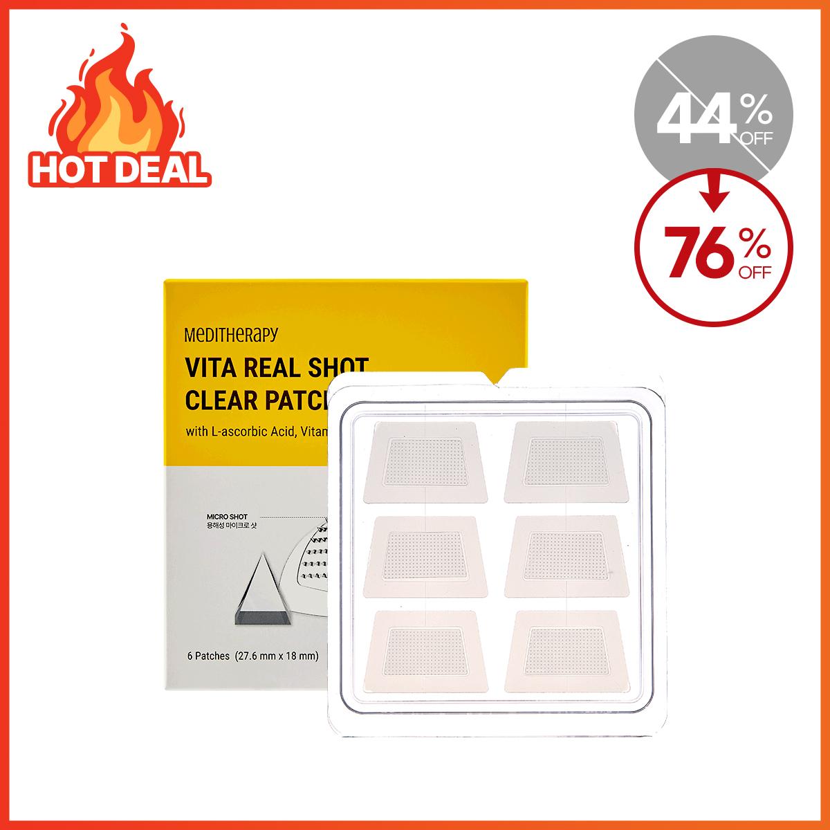 [MEDITHERAPY] VITA C 8-HOURS SPOT CLEARING PATCH