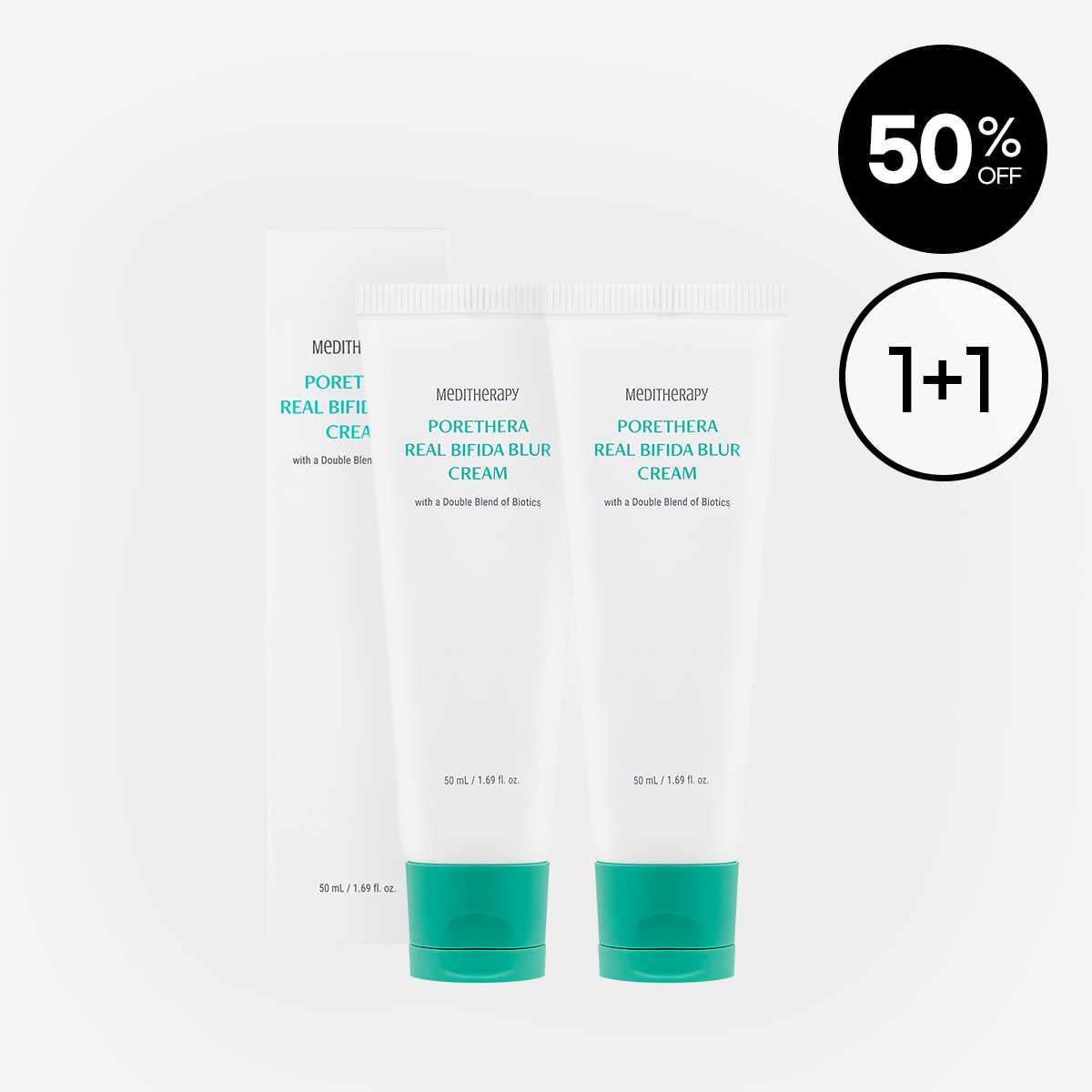 [MEDITHERAPY] PORETHERA REAL BIFIDA BLUR CREAM