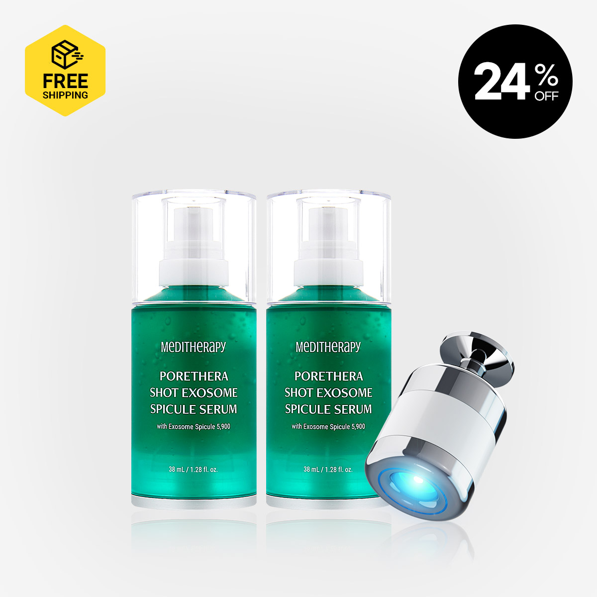[MEDITHERAPY] PORETHERA SHOT EXOSOME SPICULE SERUM + MINIMIZER