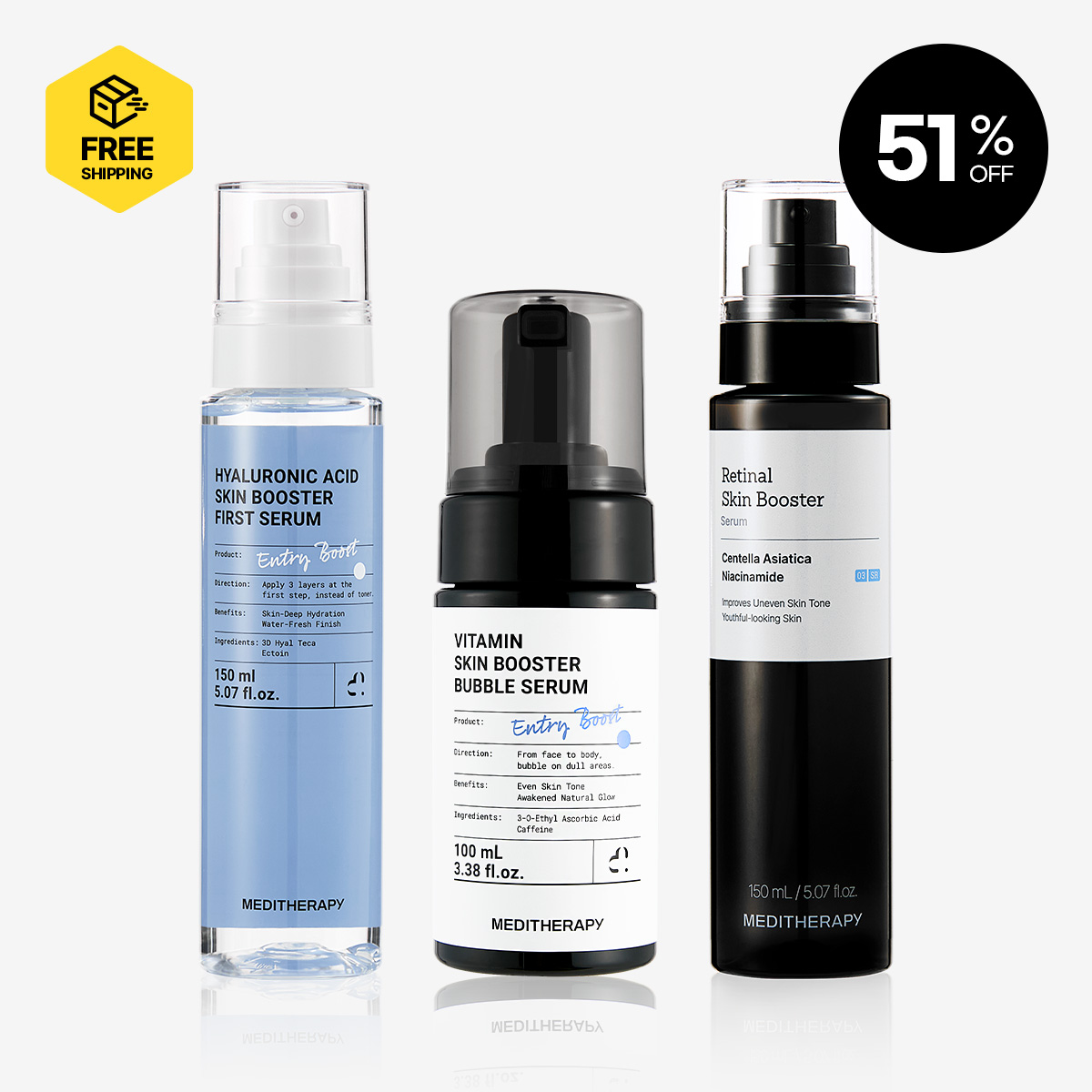 [MEDITHERAPY] Vitamin Skin Booster Bubble Serum