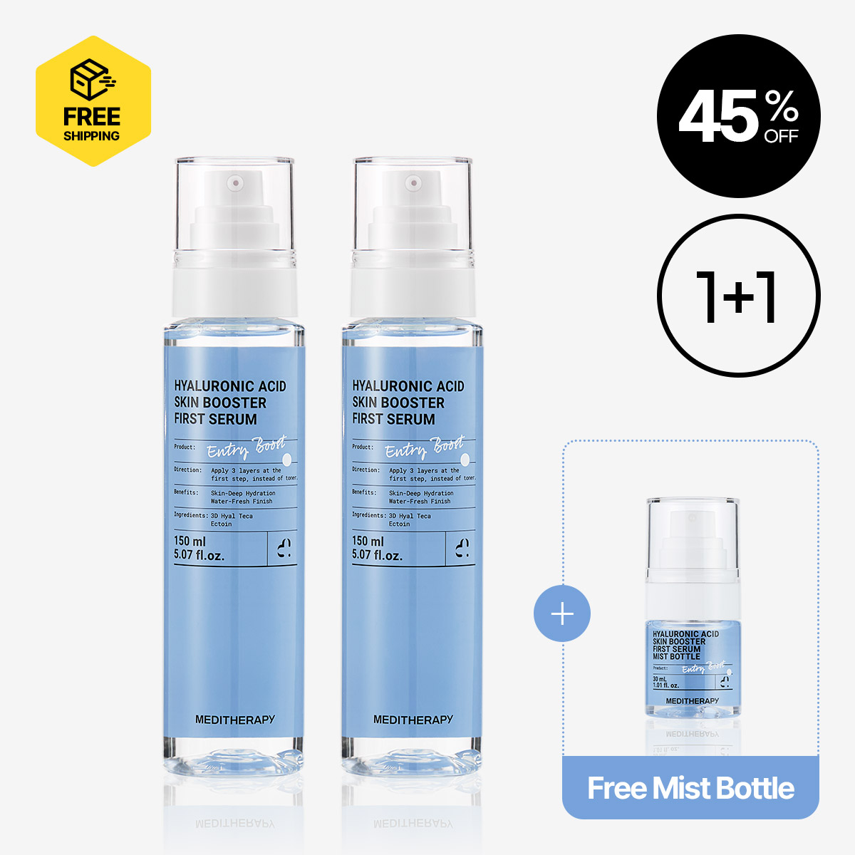 [MEDITHERAPY] Hyaluronic Acid Skin Booster First Serum 