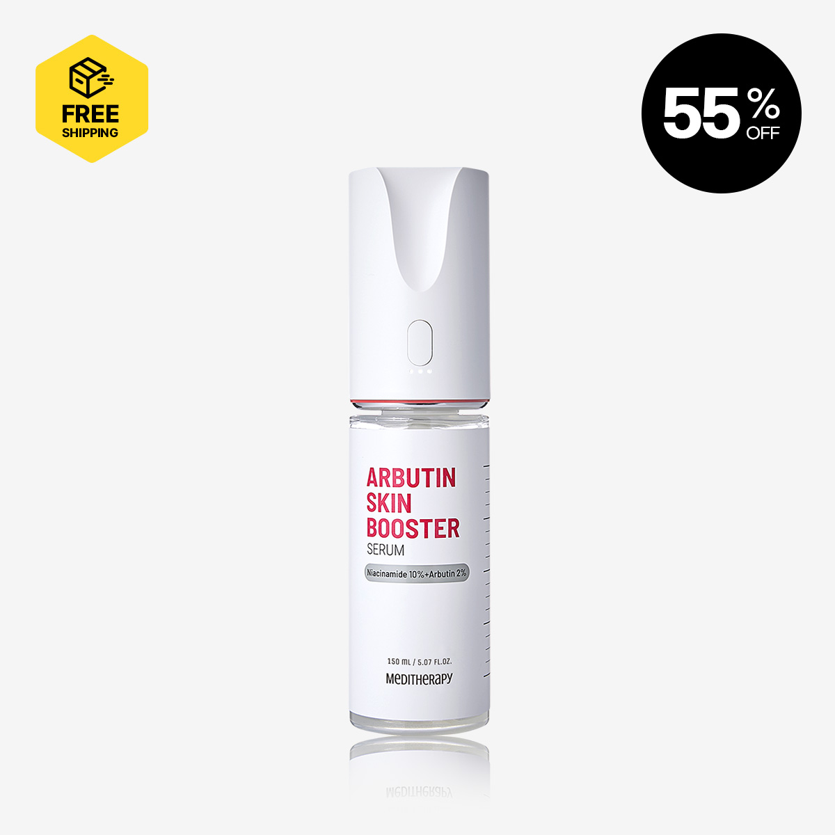 [MEDITHERAPY] ARBUTIN SKIN BOOSTER SERUM + BOOSTER CAP DEVICE 