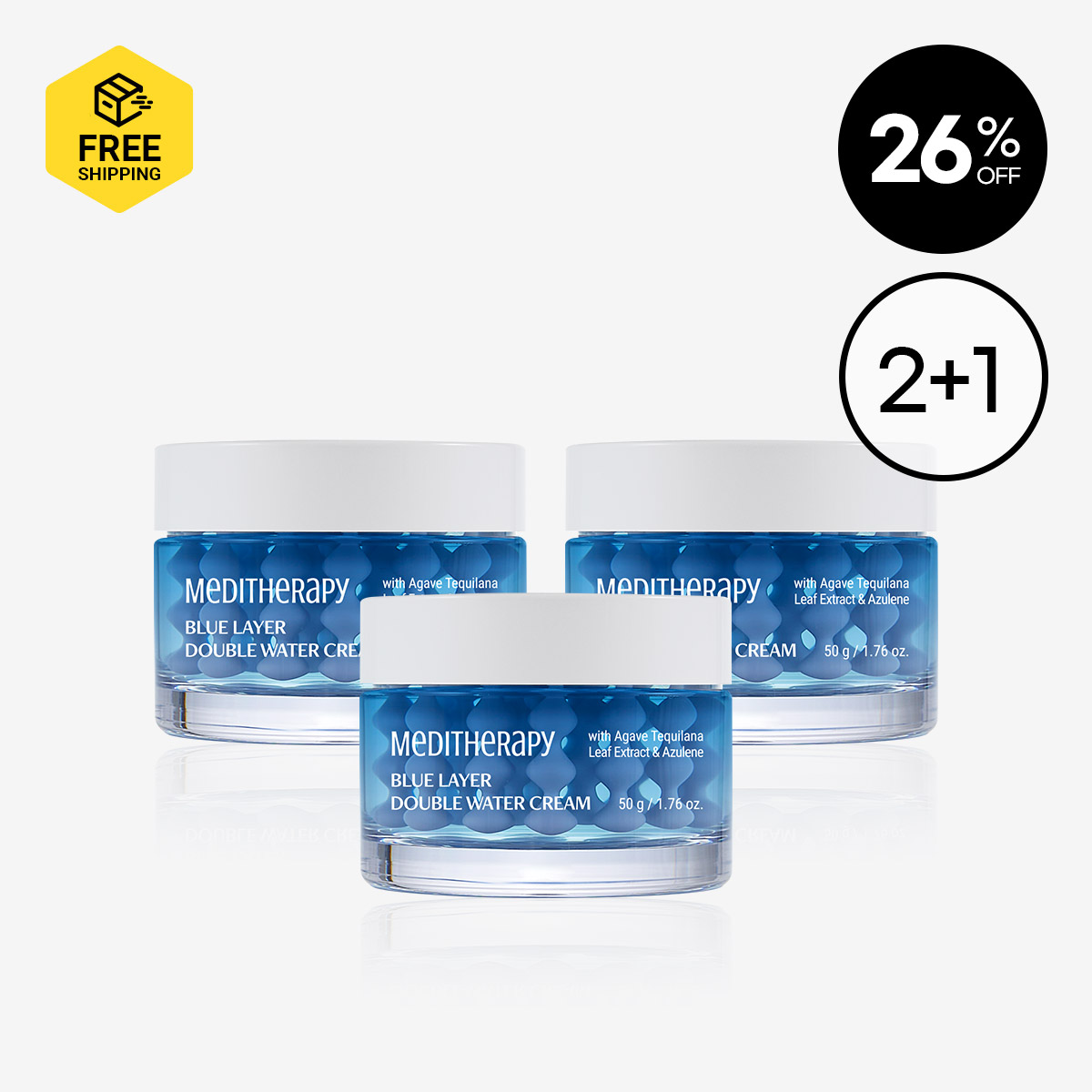 [MEDITHERAPY] Blue Layer Double Water Cream