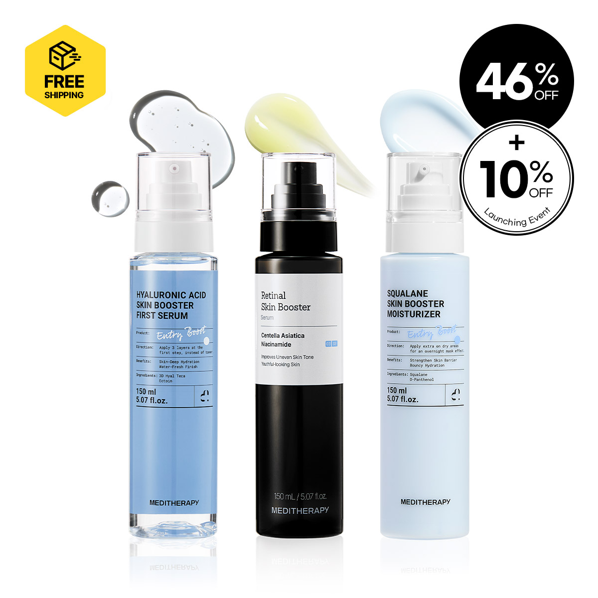 [MEDITHERAPY] Squalane Skin Booster Moisturizer