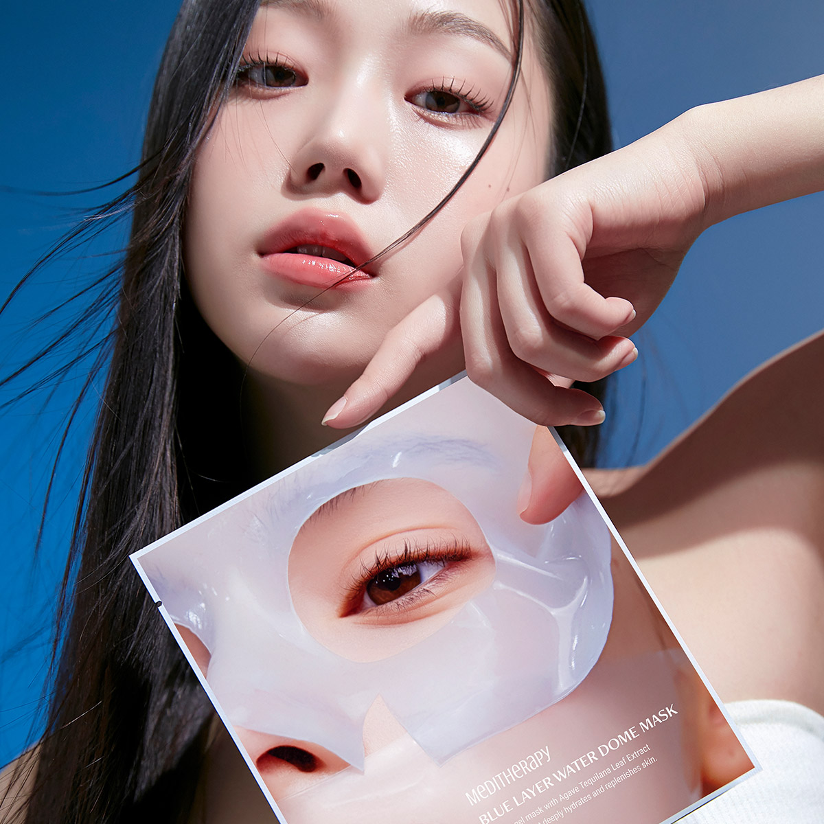 [MEDITHERAPY] Blue Layer Double Water Cream 1 + Dome Mask 2 Boxes