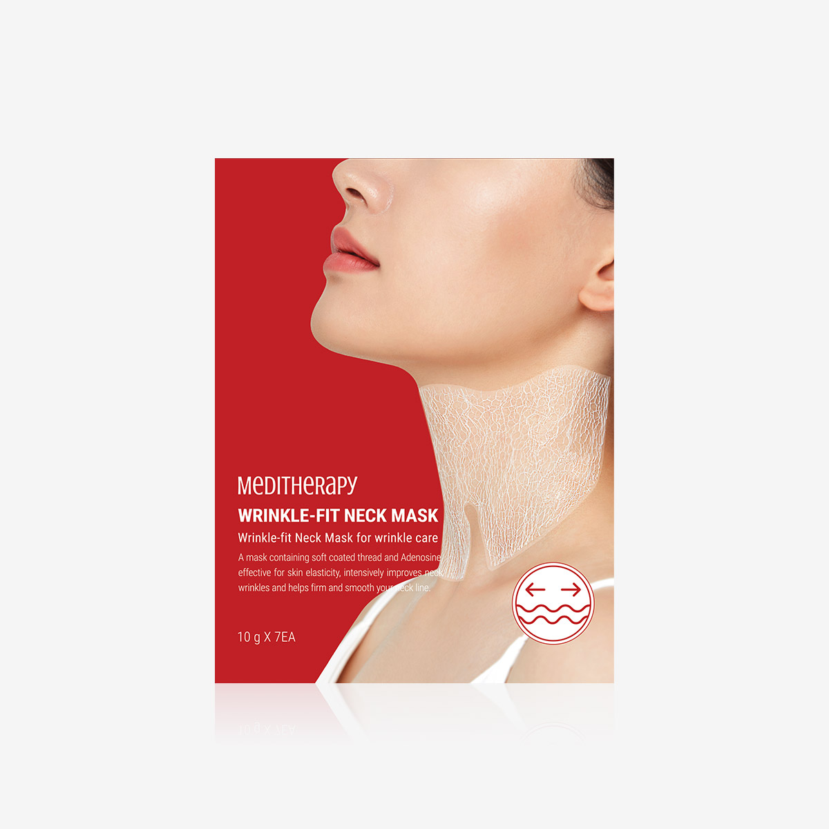 [MEDITHERAPY] Wrinkle-Fit Neck Mask