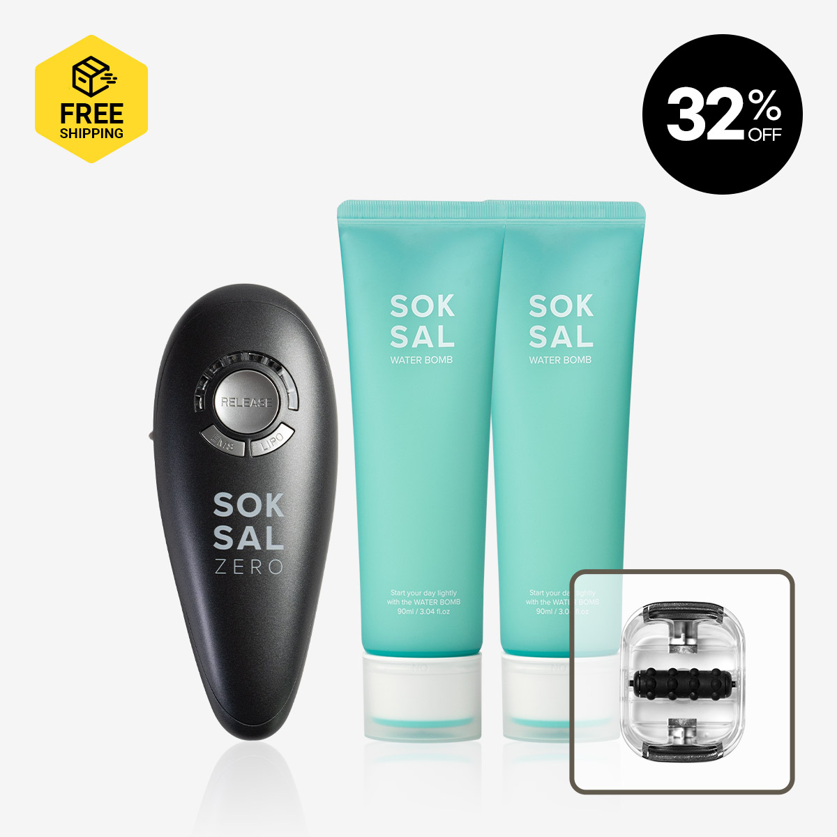 [MEDITHERAPY] SOKSAL ZERO + BASIC CUP + WATER BOMB 2