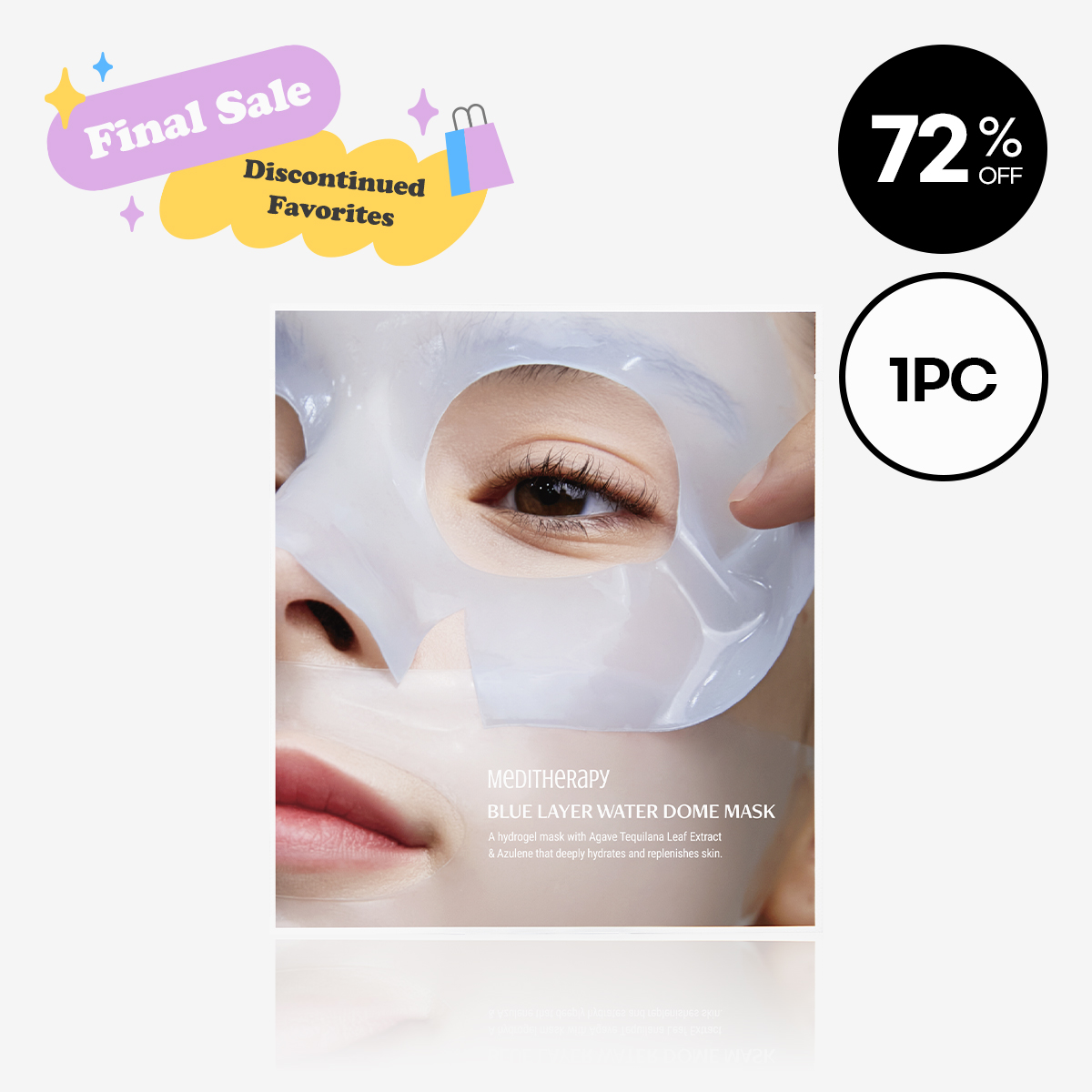 [CLEARANCE  SALE] BLUE LAYER WATER DOME MASK 1PC