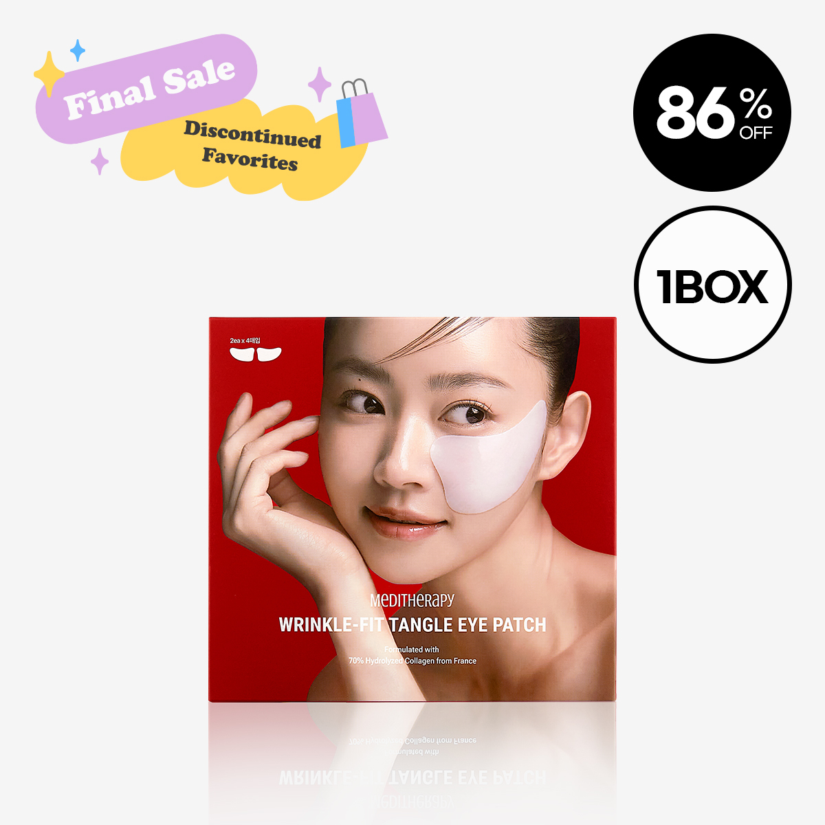 [CLEARANCE SALE] Wrinkle-fit Tangle Collagen Eye Patch