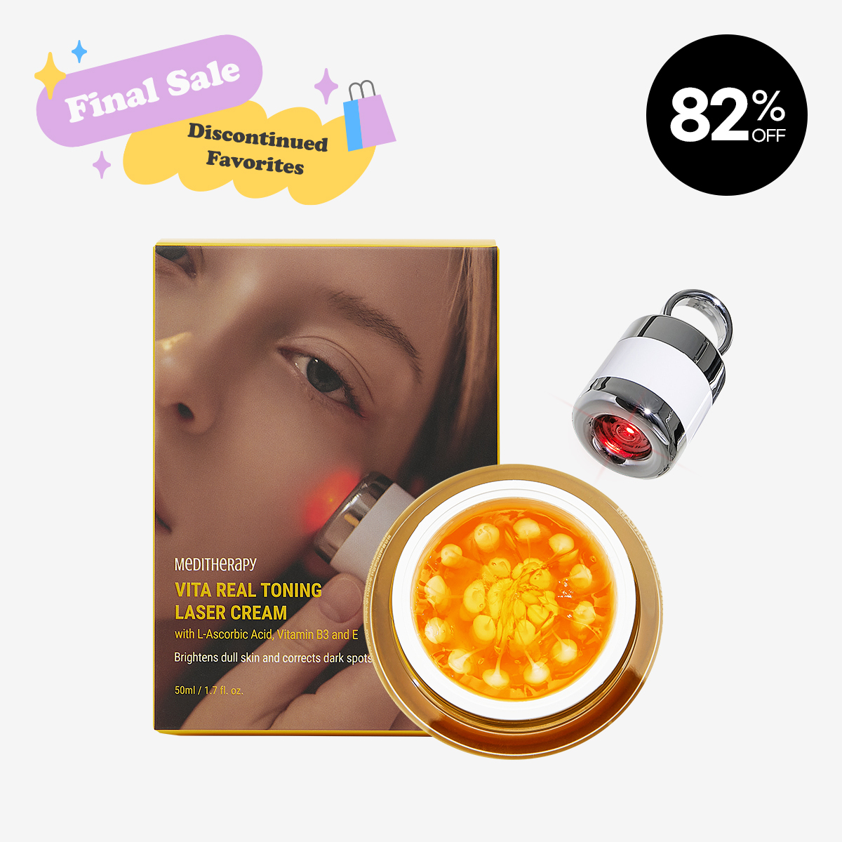 [CLEARANCE SALE] VITA REAL TONING LASER CREAM