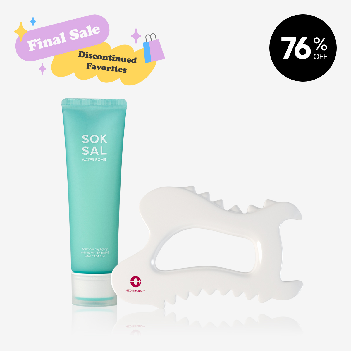 [CLEARANCE SALE]SOKSAL GUASHA 1 +  SOKSAL WATER BOMB 1