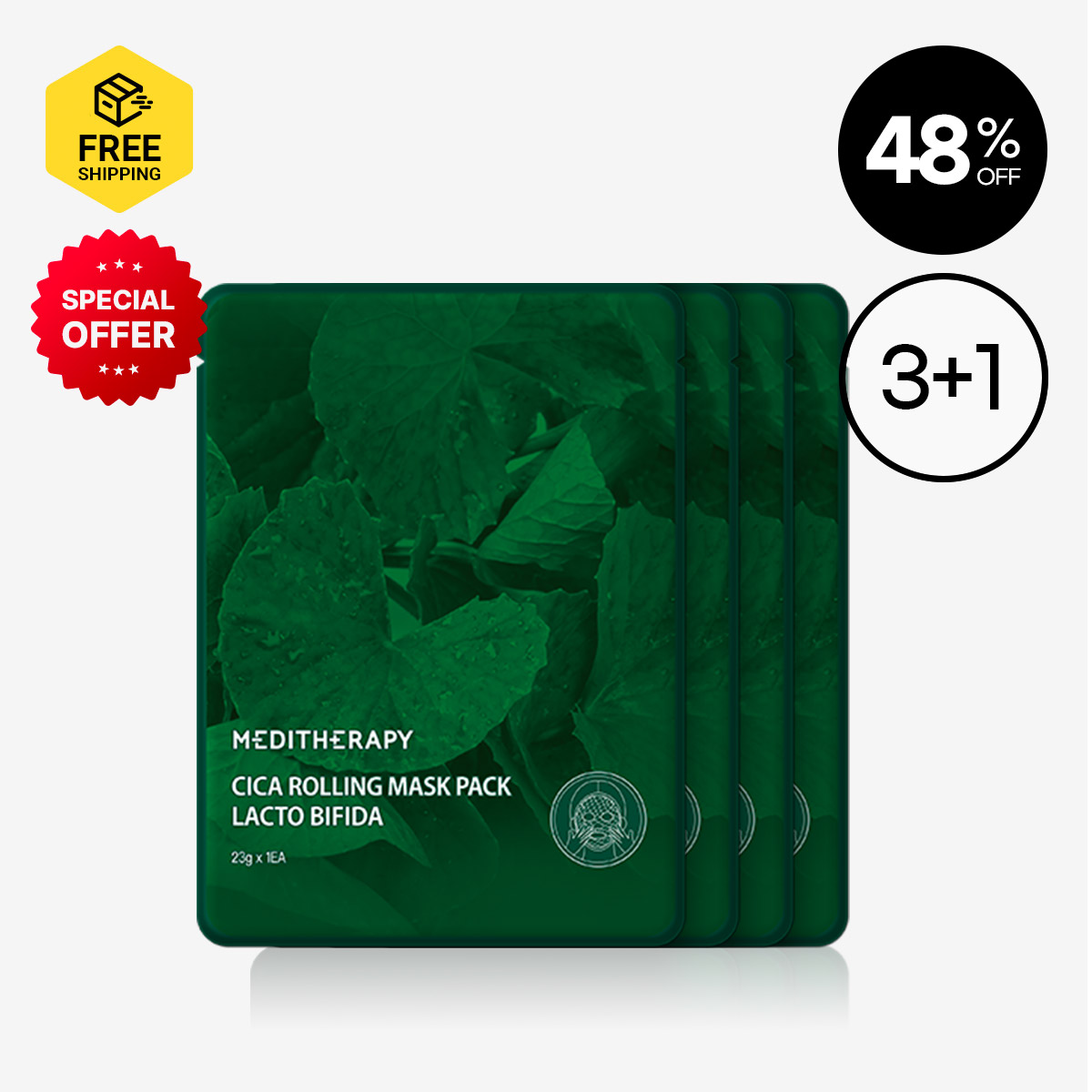 [MEDITHERAPY] CICA PORE TIGHTENING MASK PACK