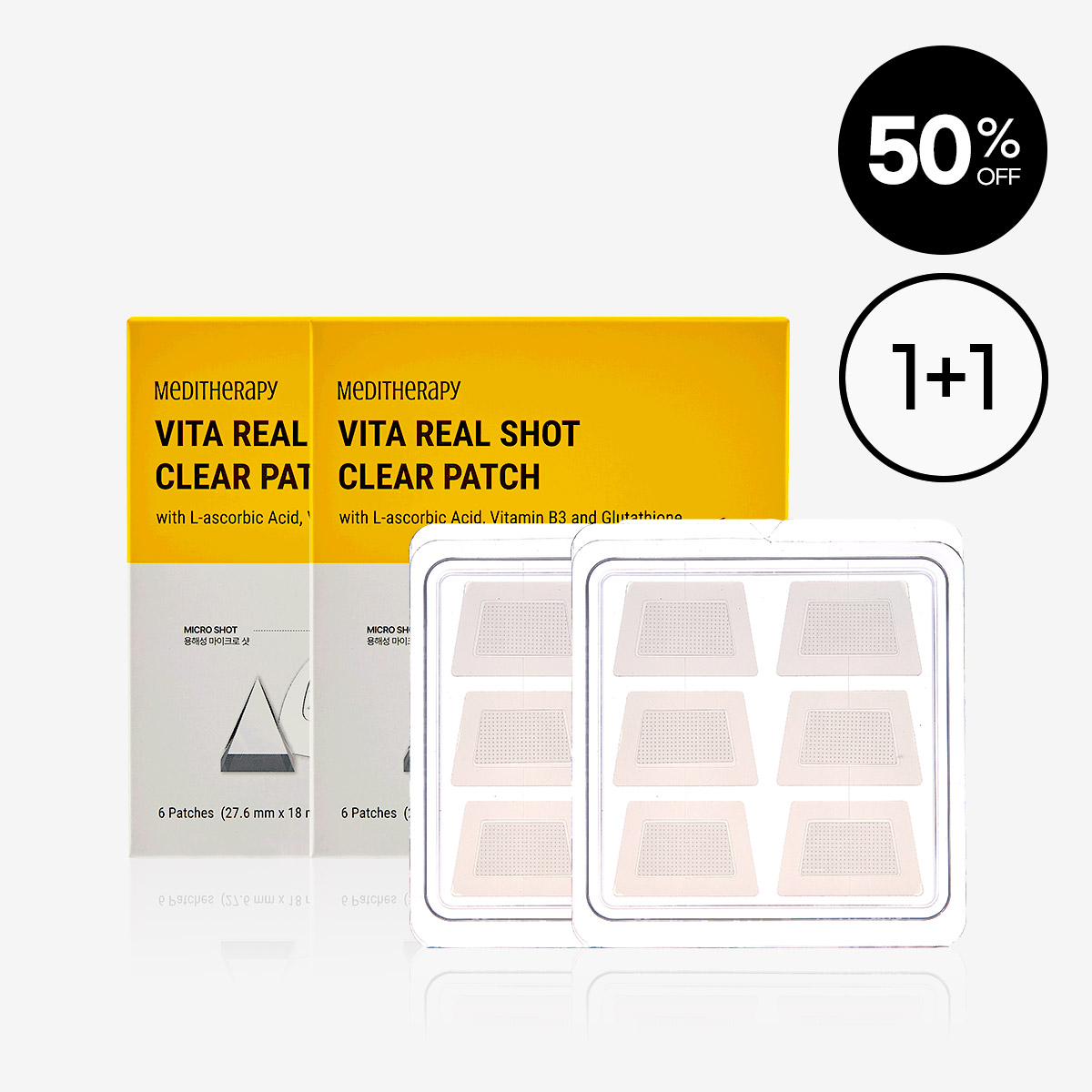 [MEDITHERAPY] VITA C 8-HOURS SPOT CLEARING PATCH 1+1 
