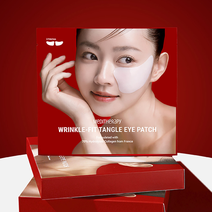 [MEDITHERAPY] Wrinkle-fit Tangle Collagen Eye Patch 3+1