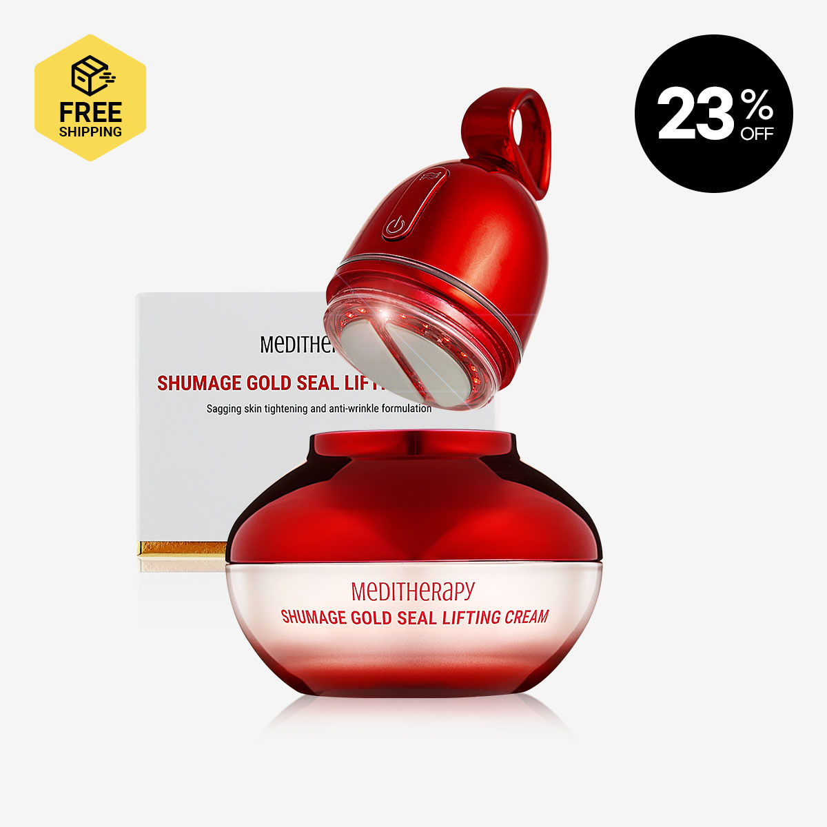 [MEDITHERAPY] Shumage Gold Seal Lifting Cream + Shumage EMS device