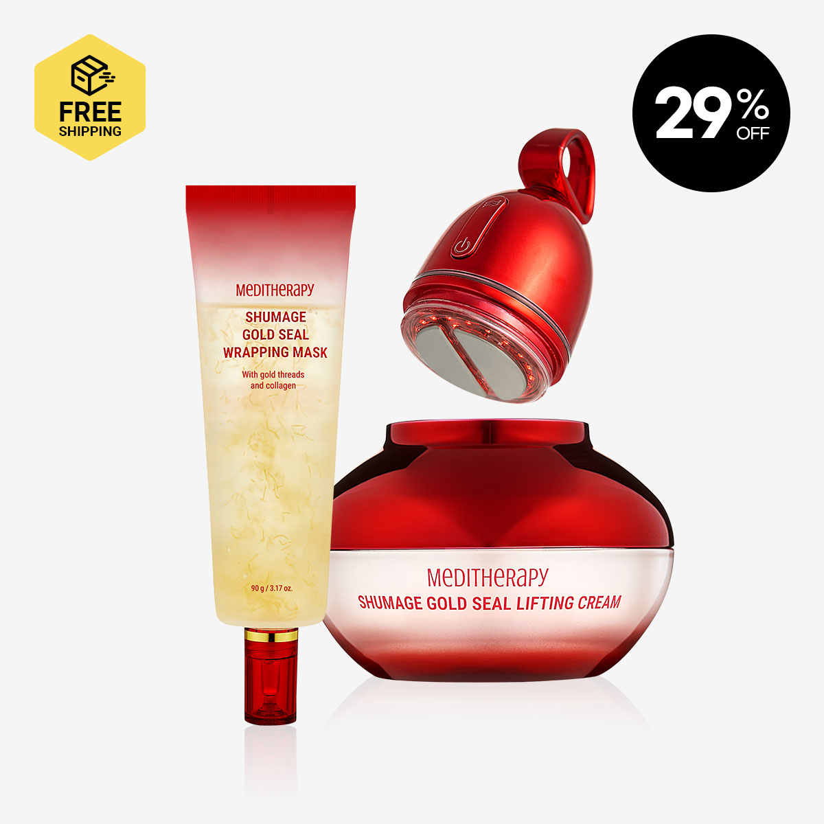 [MEDITHERAPY] Shumage Gold Seal Lifting Cream + Shumage EMS device