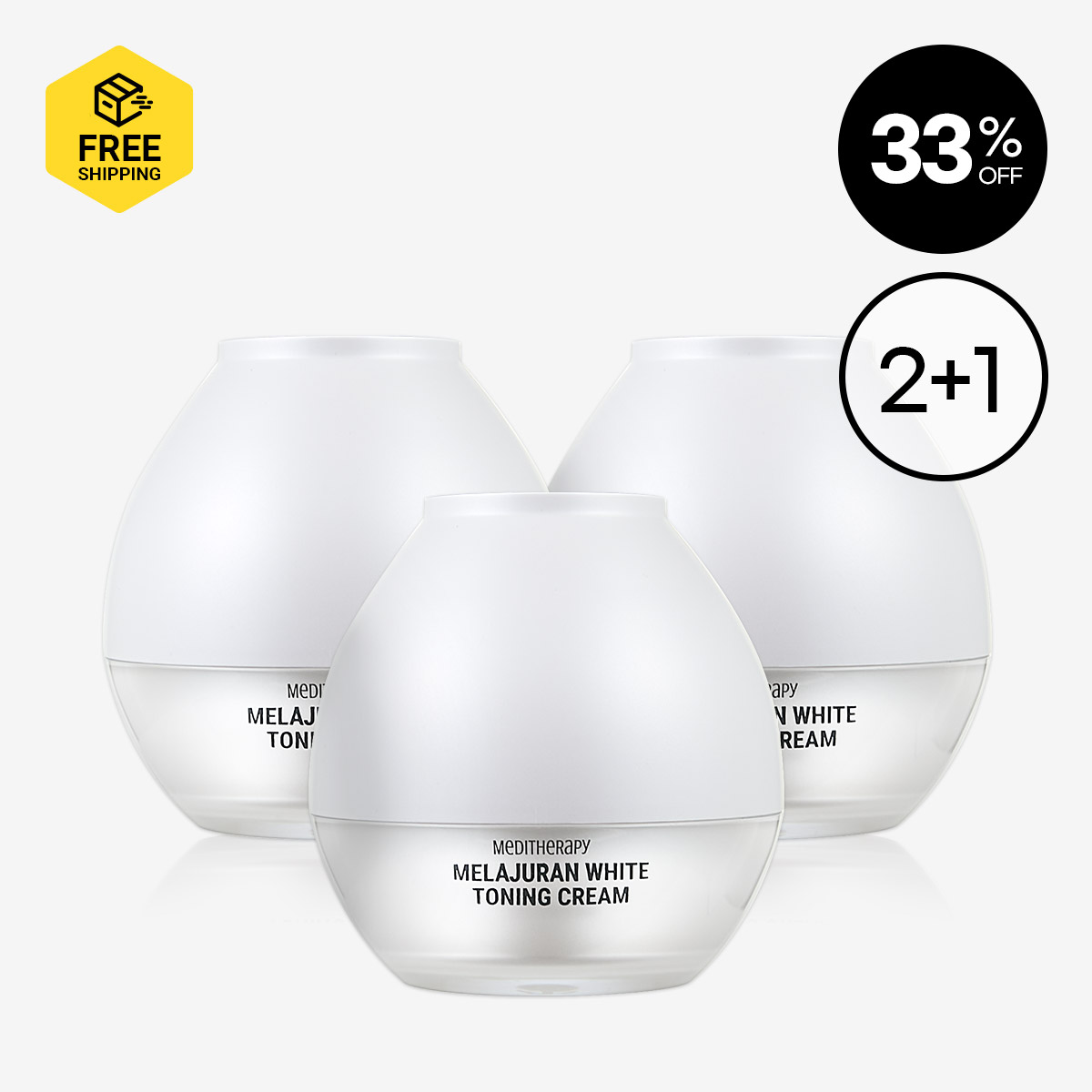 [MEDITHERAPY] MELAJURAN WHITENING TONE-UP CREAM 2+1