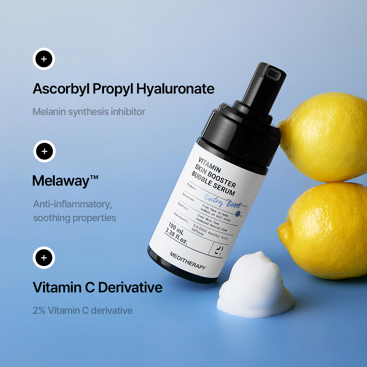 [MEDITHERAPY] Vitamin Skin Booster Bubble Serum + Retinal Skin Booster Serum