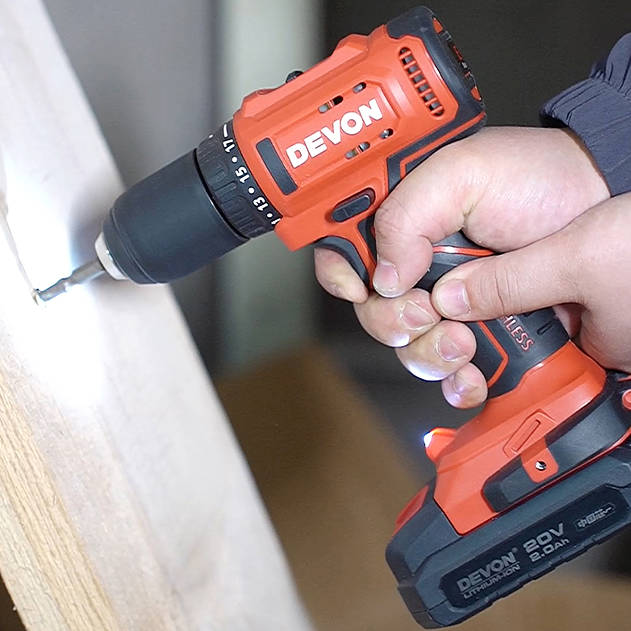 DEVON 20V Lithium-Ion Brushless Drill 5210-Li-20