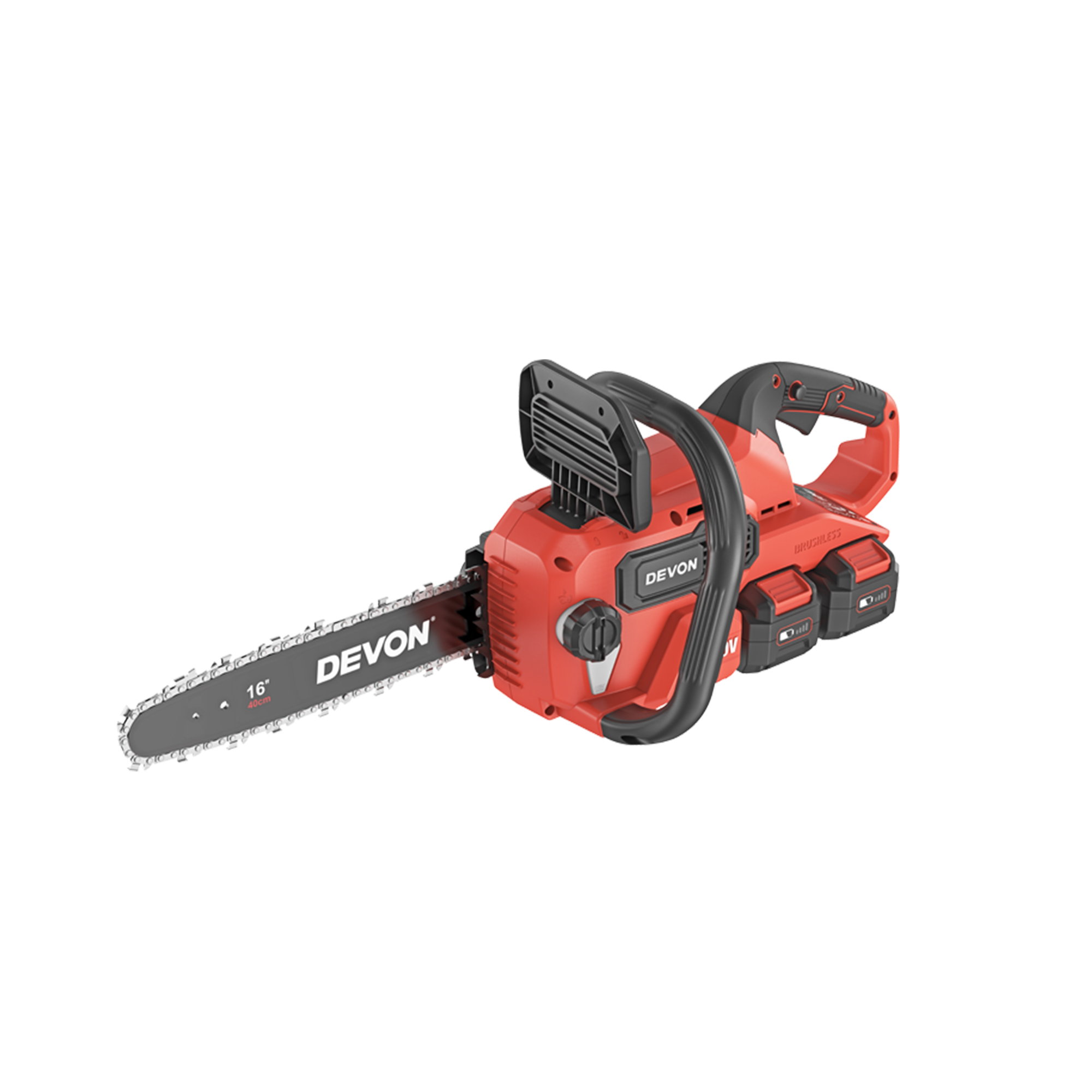 DEVON 20V×2 Lithium-ion Brushless Chainsaw 4556-Li-40