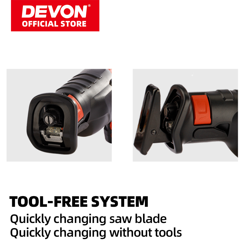 DEVON Reciprocating Saw 20V Lithium-Ion 5801-Li-20RS/N